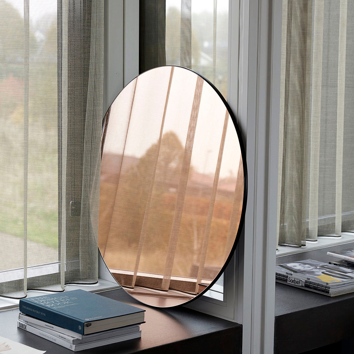 Spiegel, Walls in Roségold präsentiert im Onlineshop von KAQTU Design AG. Spiegel ist von House Doctor