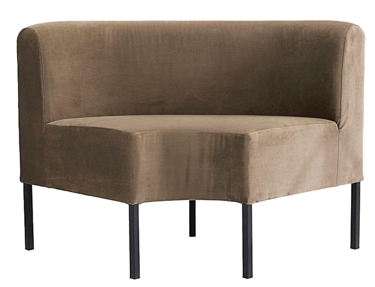 Sofa, Sand, Corner seater in Sand präsentiert im Onlineshop von KAQTU Design AG. Modulares Sofa ist von House Doctor