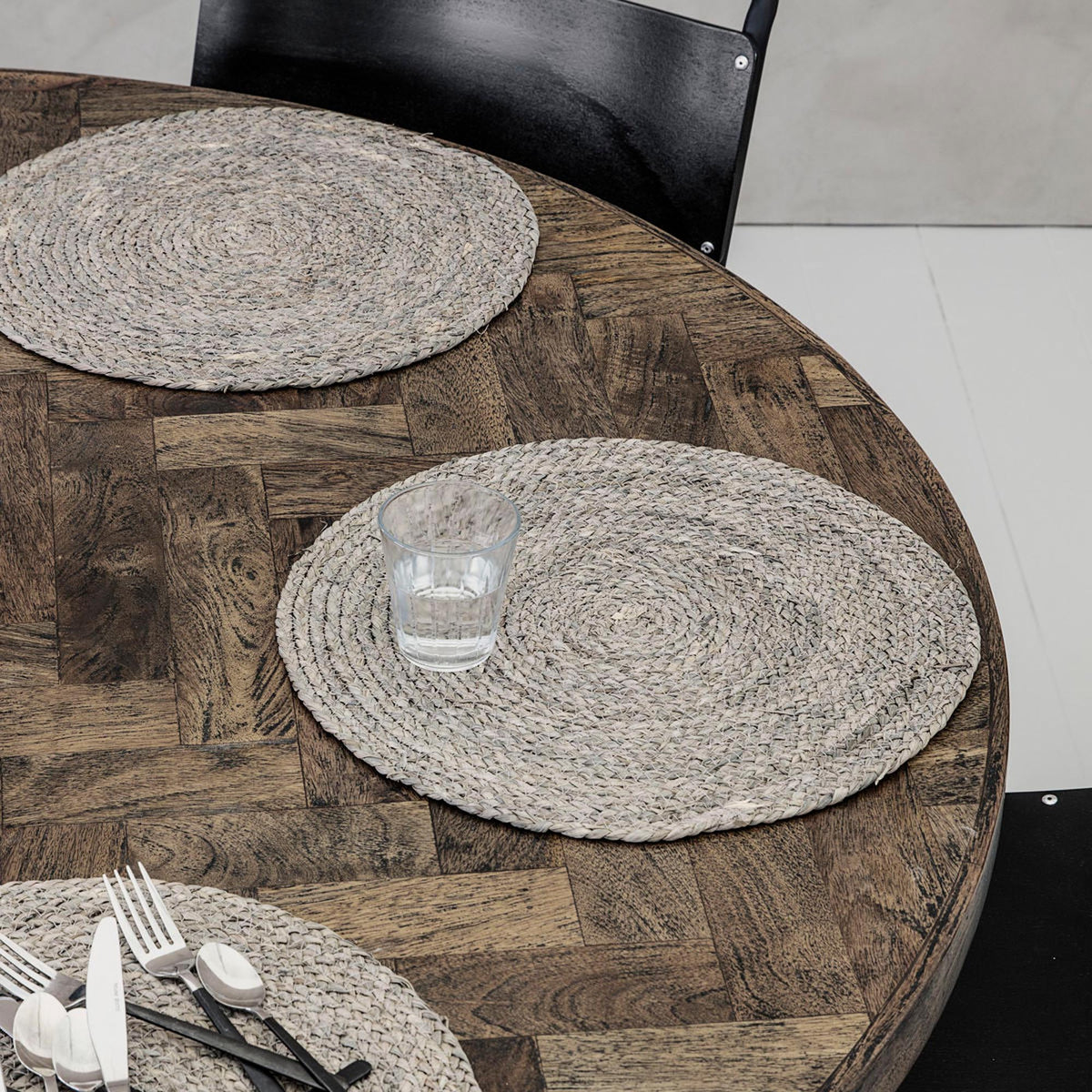 Tischset, Circle in Hellgrau präsentiert im Onlineshop von KAQTU Design AG. Tischset ist von House Doctor