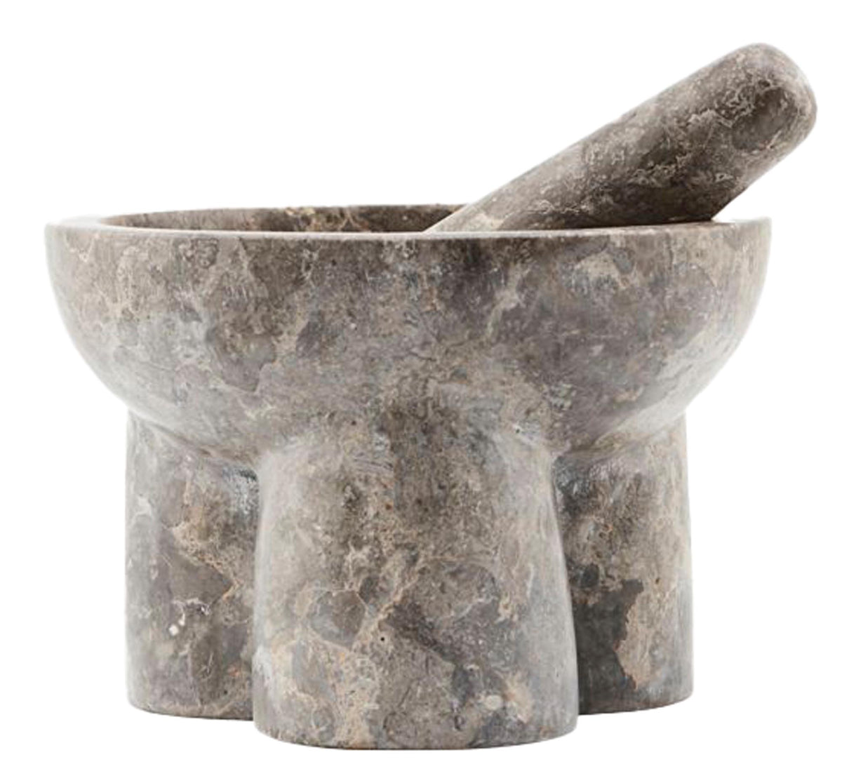 Mörser mit Stössel, Kulti in Grau/braun präsentiert im Onlineshop von KAQTU Design AG. Barzubehör ist von House Doctor