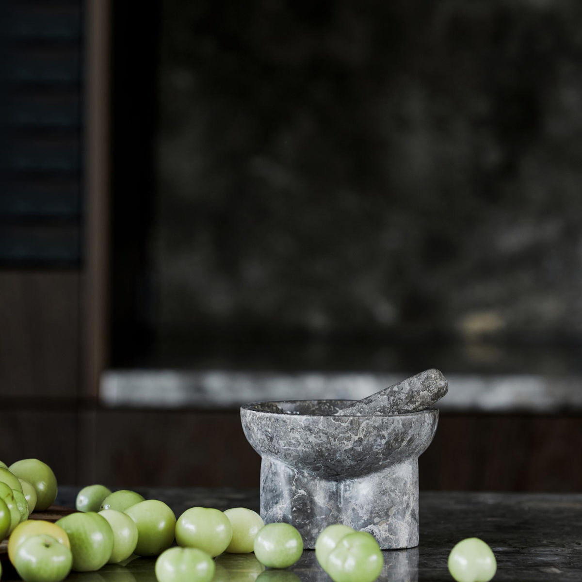 Mörser mit Stössel, Kulti in Grau/braun präsentiert im Onlineshop von KAQTU Design AG. Barzubehör ist von House Doctor