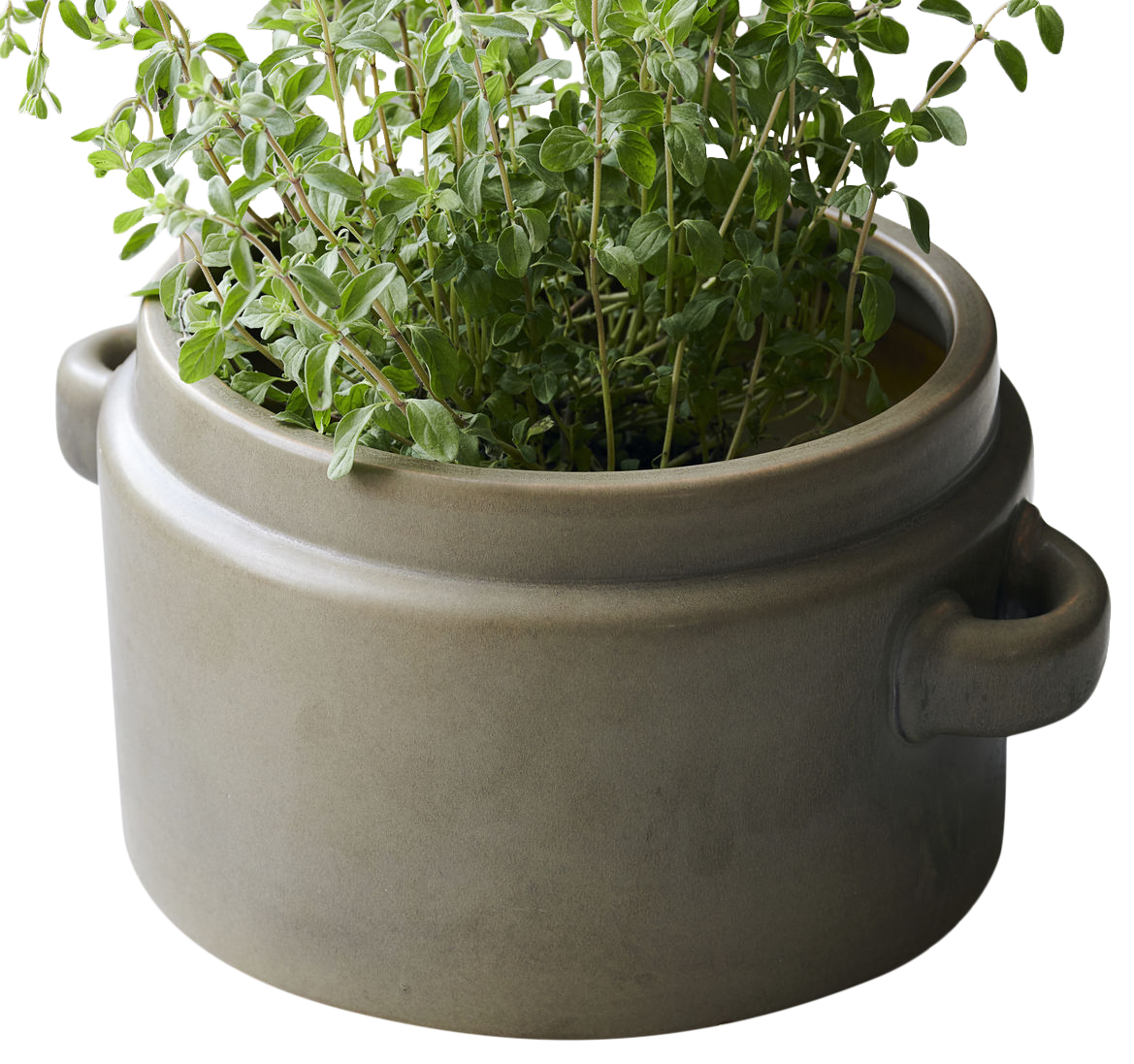 Bundi Übertopf: Steingut, braune Glasur, zeitlos elegant, vielseitig, 3 Größen, minimalistischer Blickfang.