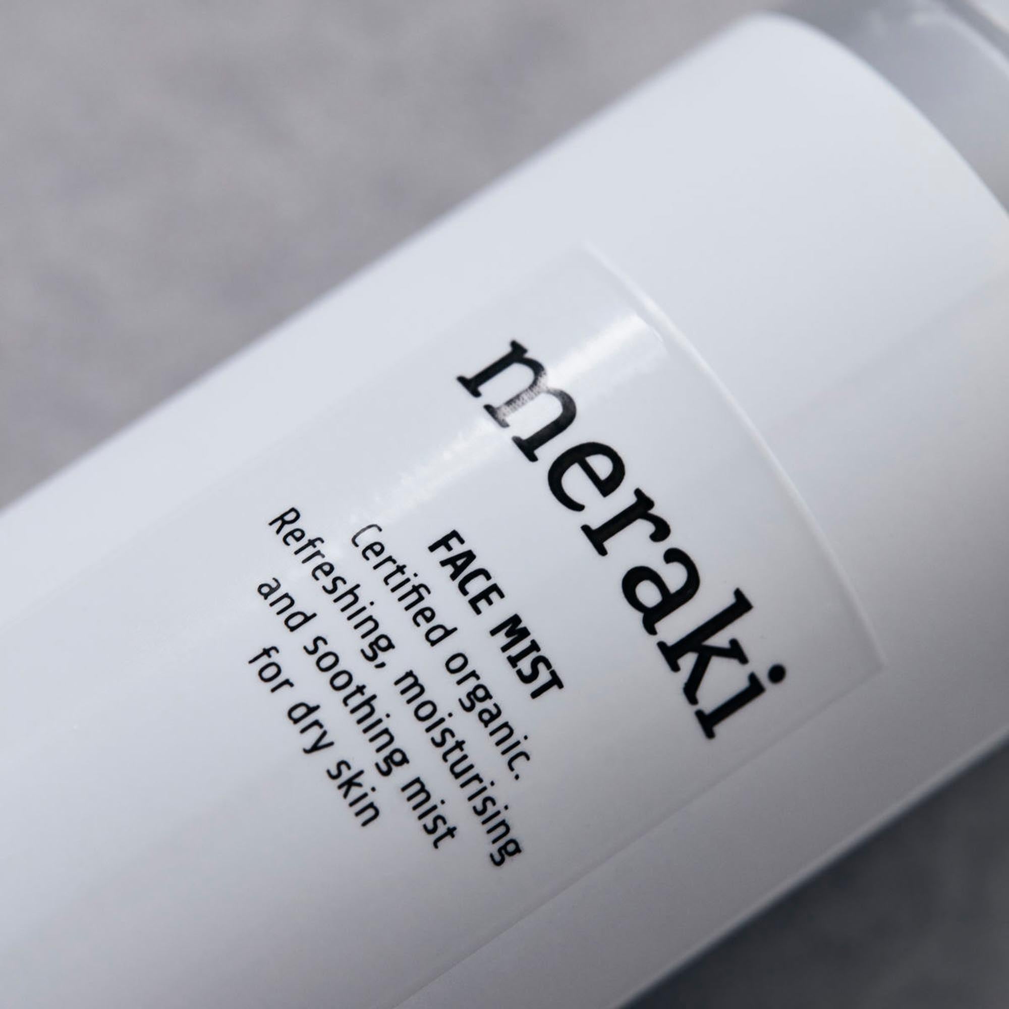 Meraki Gesichtsspray: Erfrischende Pflege für strahlende Haut.