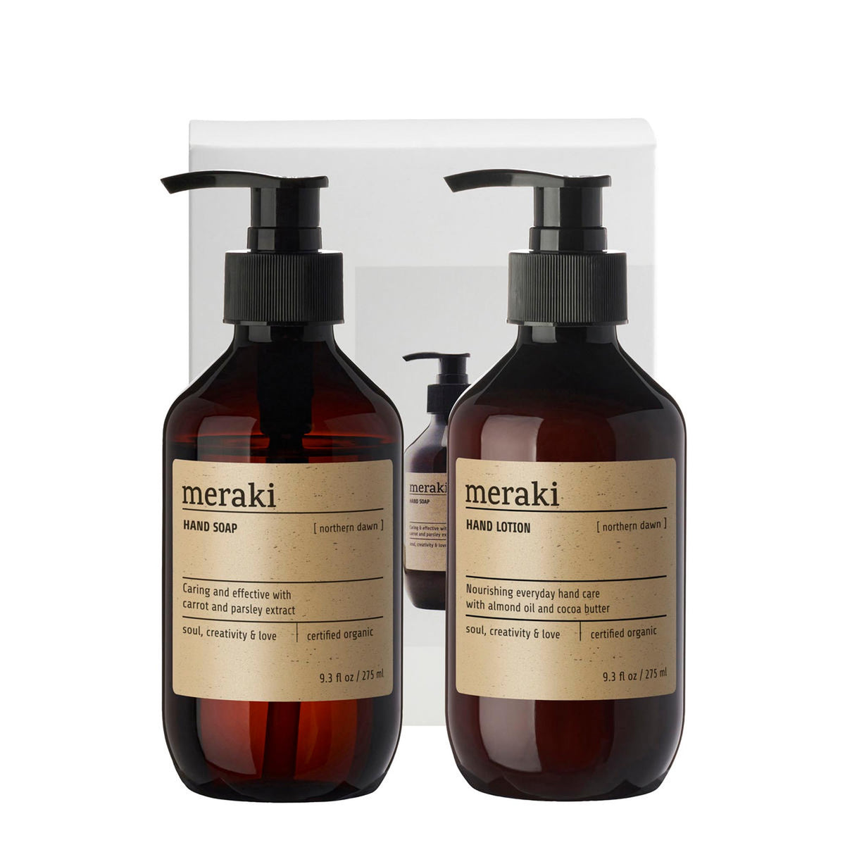 Geschenkbox, Northern dawn, Simple hand care, Weiss in Weiß präsentiert im Onlineshop von KAQTU Design AG. Körperpflege ist von Meraki