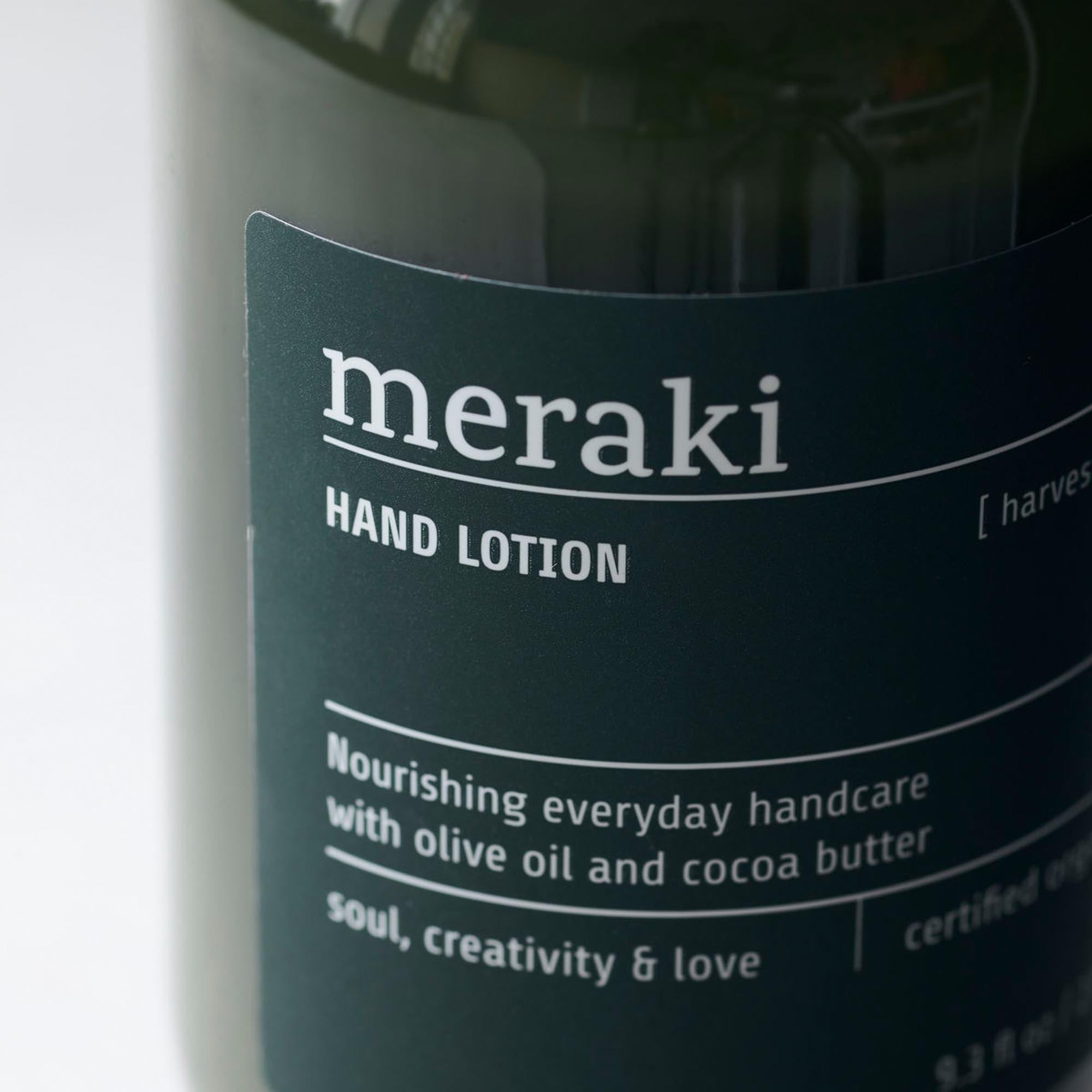 Meraki Harvest Moon: Bio-Handlotion für geschmeidige Hautpflege.