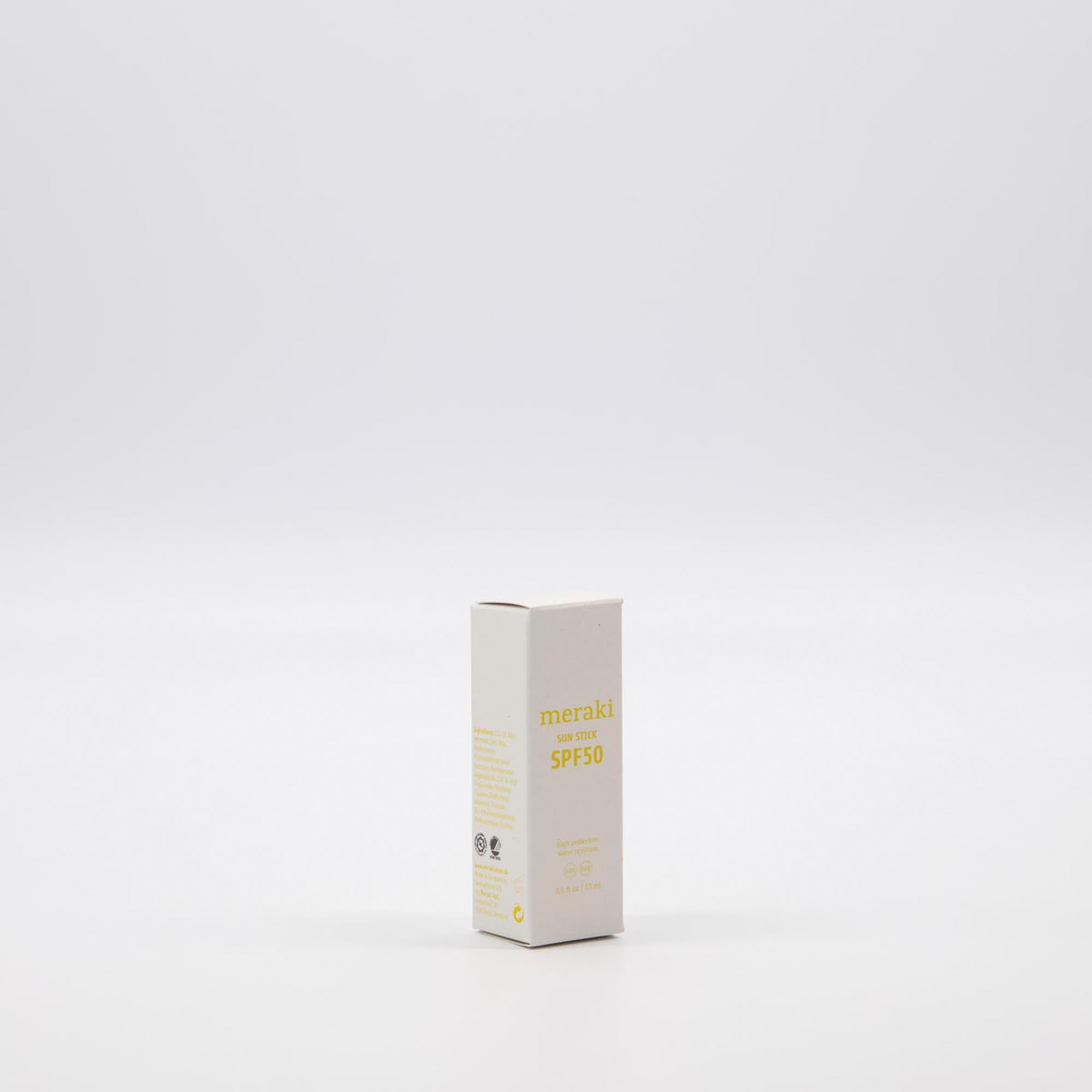 Meraki Sun Stick Pure: Kompakter SPF 50 Schutz für sensible Haut.