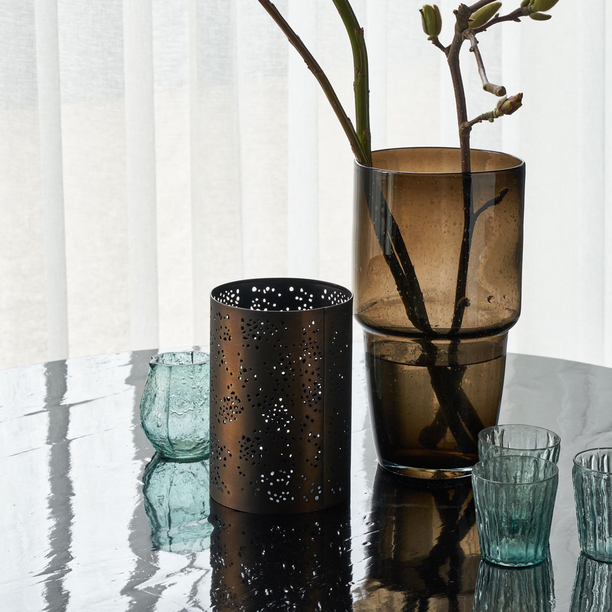 Elegante Stehlampe in antikem Schwarz von House Doctor, HDNorm.