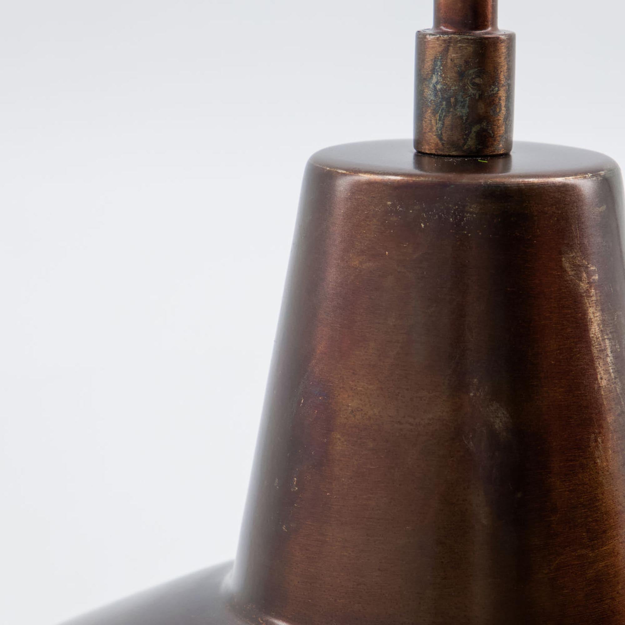 Vintage HDDesk Lampe in antikem Braun von House Doctor, einzigartig.