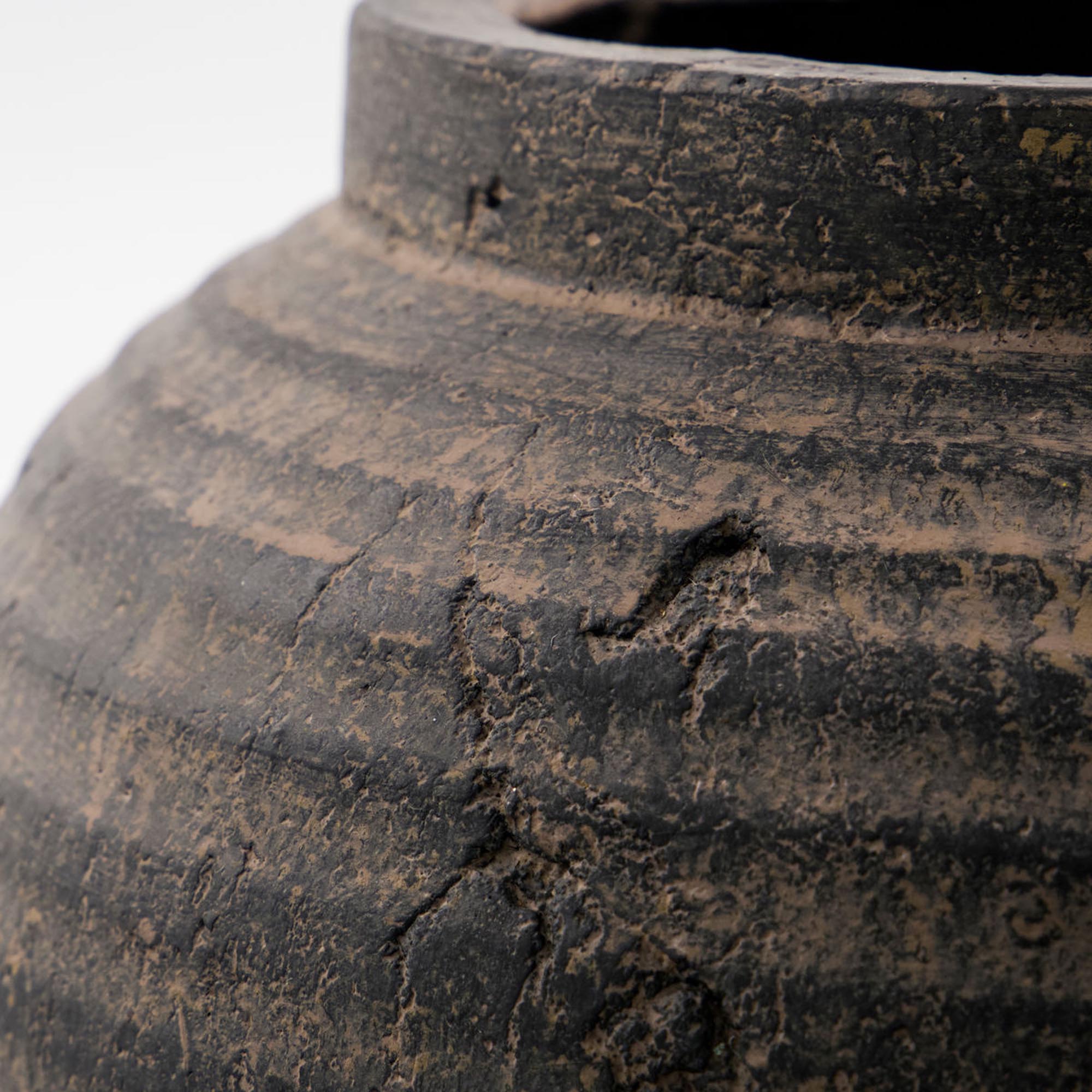 Eleganter HDHafa Blumentopf von House Doctor in Grau/Braun.