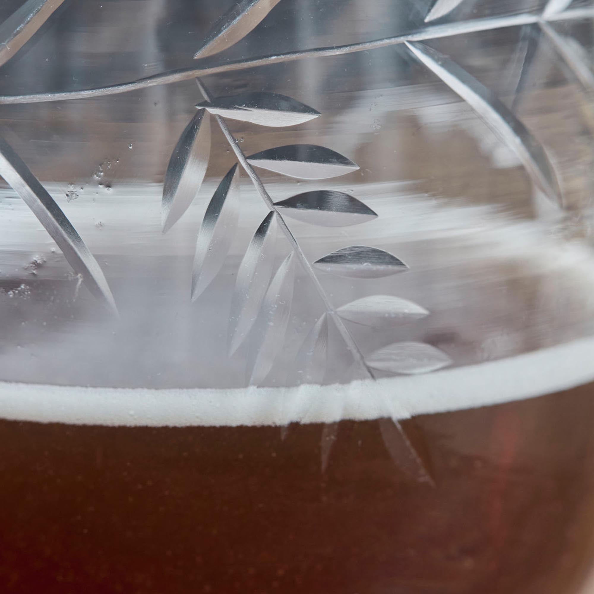 Elegantes HDVintage Glas von House Doctor für Wein und Bier.