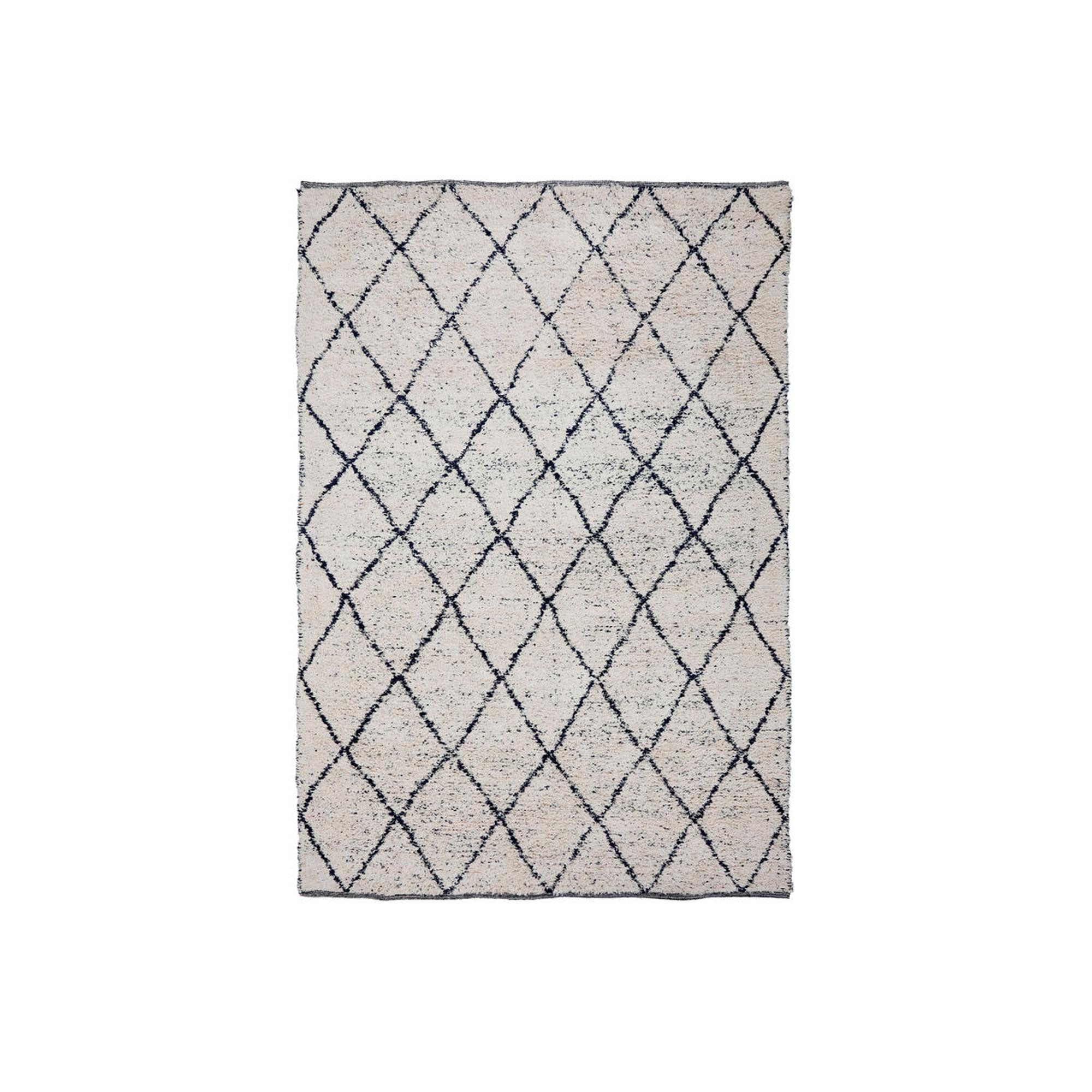 Eleganter HDCruz Teppich von House Doctor in Creme-Grau Tönen.