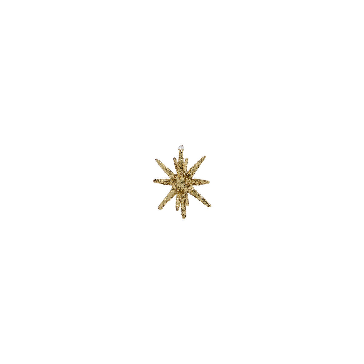 Ornamente, HDSpike, Braun mit Glitzer in Braun mit Glitzer präsentiert im Onlineshop von KAQTU Design AG. Weihnachtszubehör ist von House Doctor