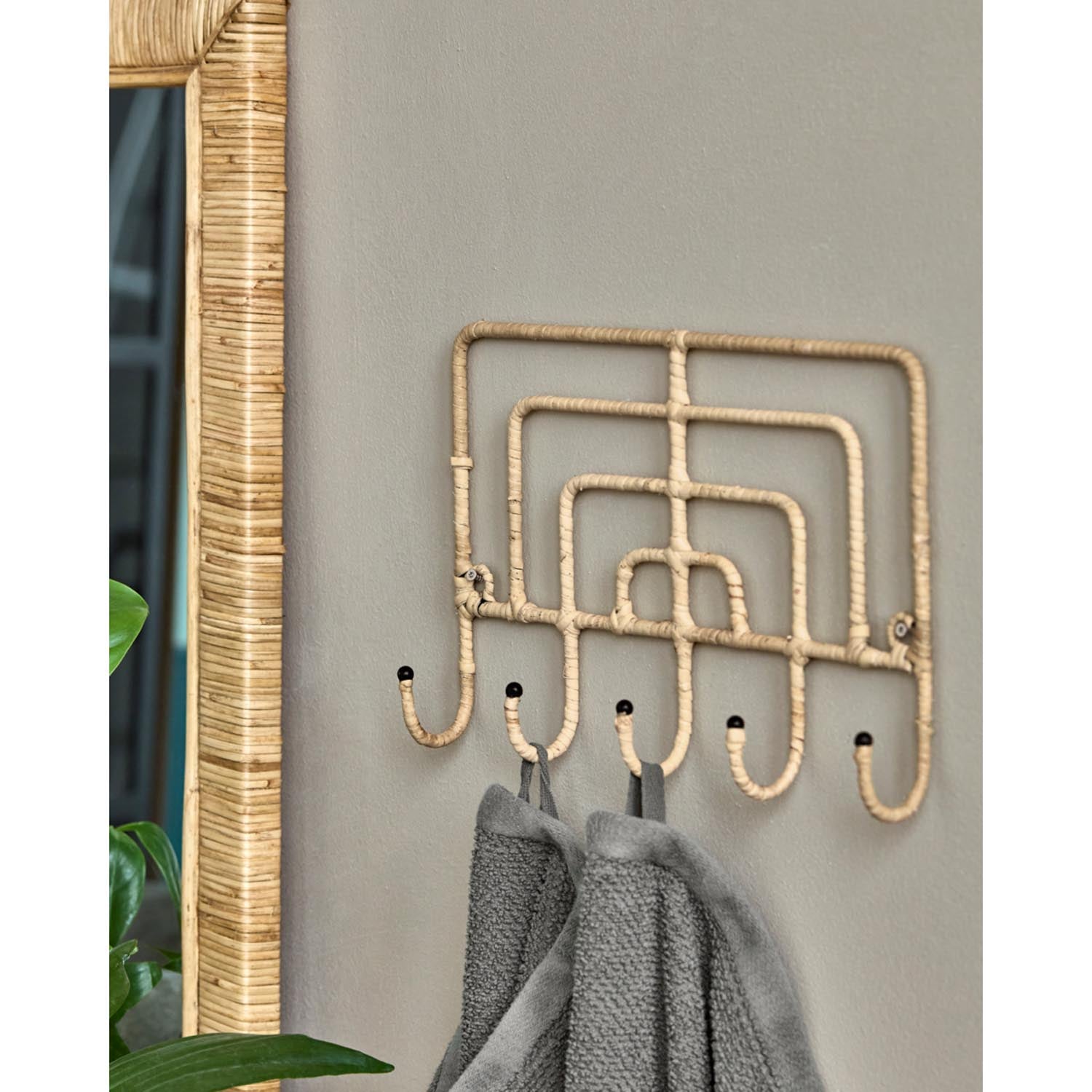 Eleganter Haken aus natürlichem Material von House Doctor, ideal für stilvolle und funktionale Raumgestaltung.