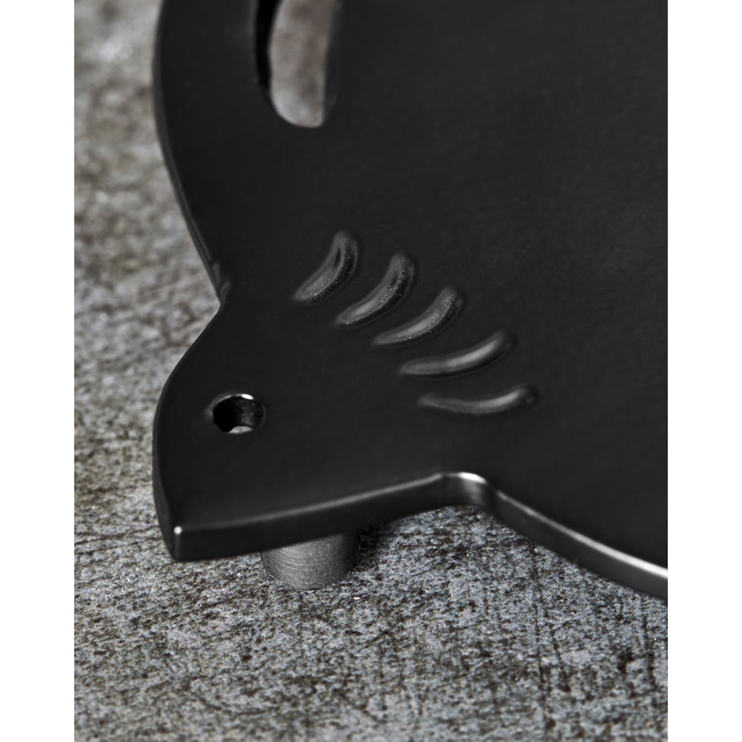 Moderner schwarzer Untersetzer von House Doctor, perfekt für stilvolle Tischgestaltung und zum Schutz Ihrer Möbel.