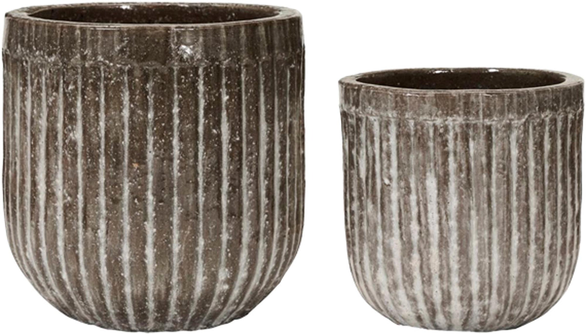 Blumenkasten, Pharao in Antikes braun präsentiert im Onlineshop von KAQTU Design AG. Pflanzentopf Outdoor ist von House Doctor