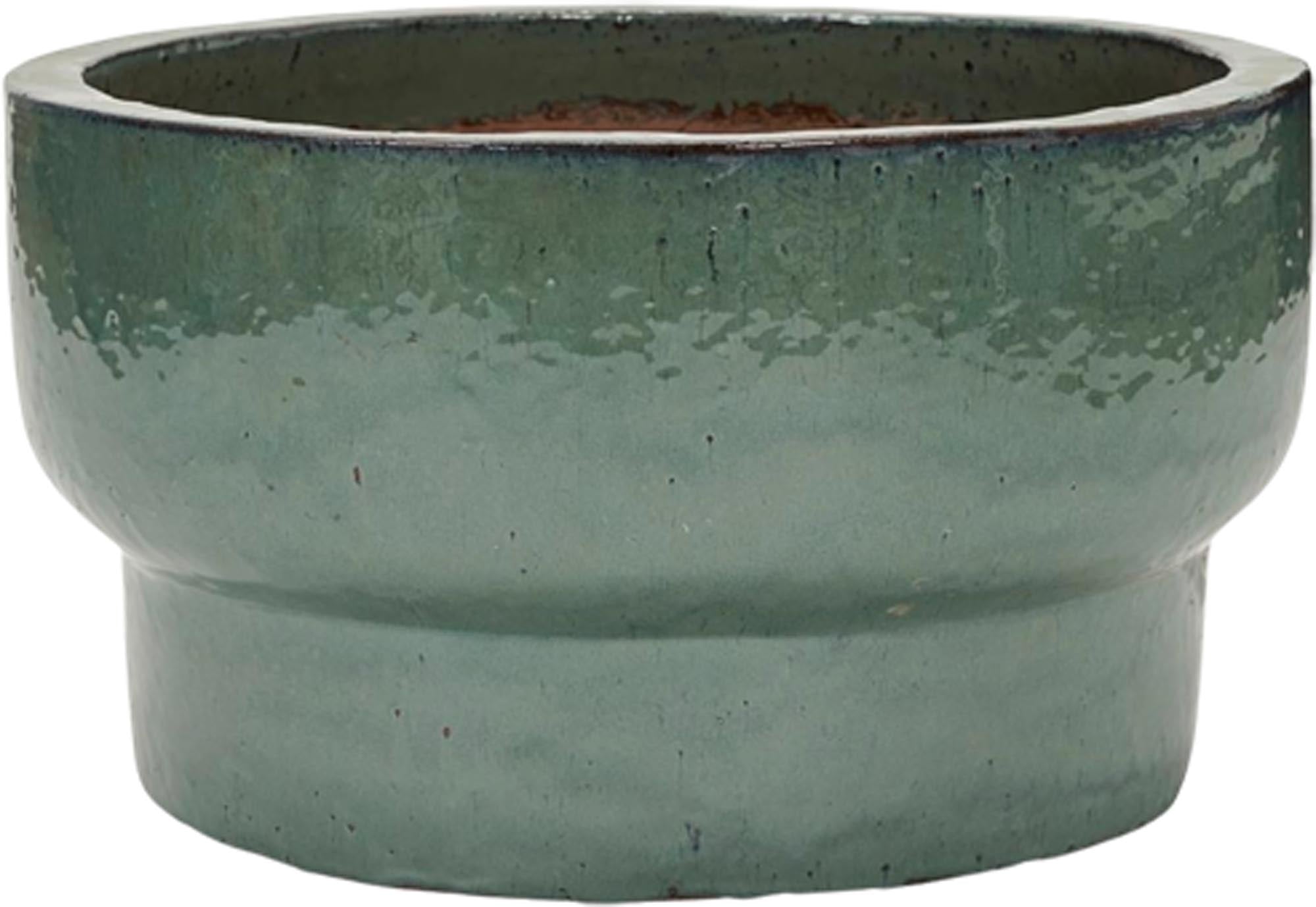 Stylischer Blumenkasten von House Doctor mit einzigartiger, reaktiver Glasur. Perfekt für grüne Pflanzen im Garten oder auf der Terrasse.