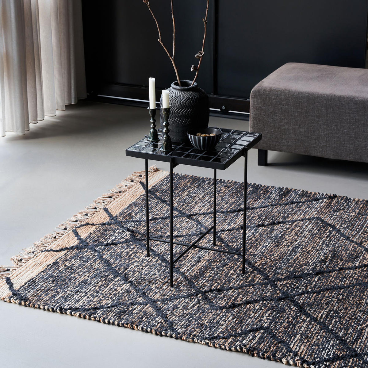 Teppich, Moro in Beige präsentiert im Onlineshop von KAQTU Design AG. Teppich ist von House Doctor;Teppich, Moro in Beige präsentiert im Onlineshop von KAQTU Design AG. Teppich ist von House Doctor