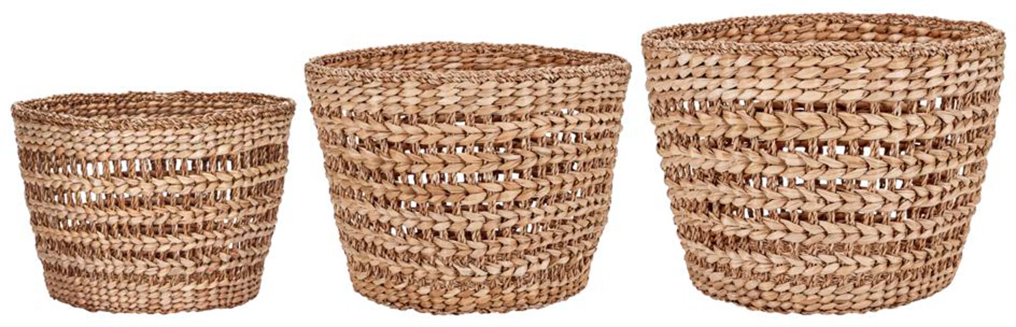 Körbe, Ramla in Natur präsentiert im Onlineshop von KAQTU Design AG. Wäschekorb ist von House Doctor