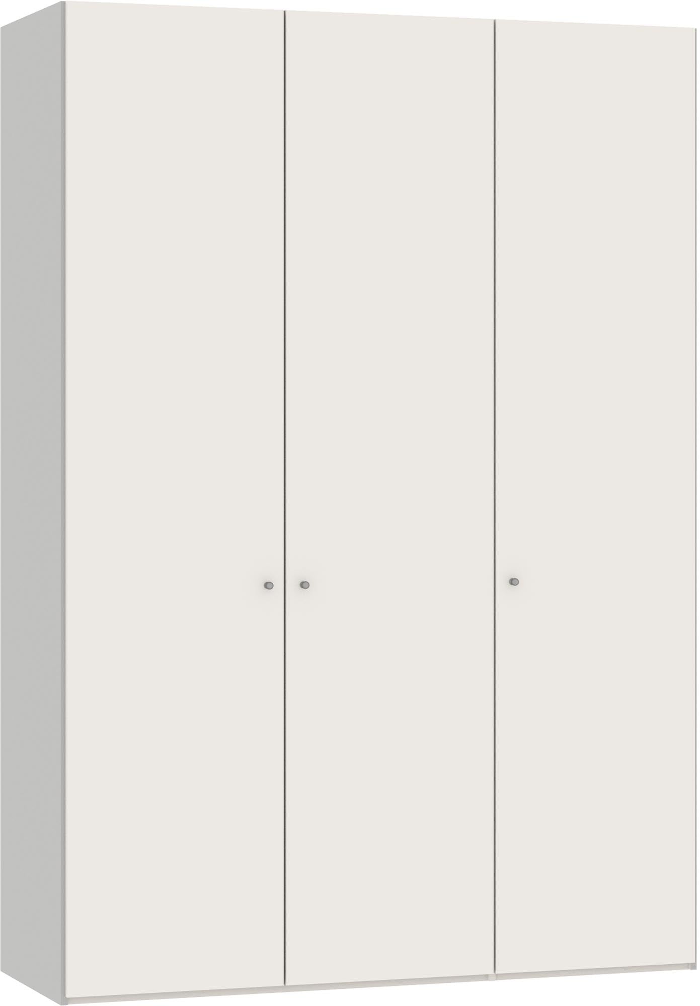 Moderner Drehtürenschrank 3-türig in Cremeweiss von Jutzler.
