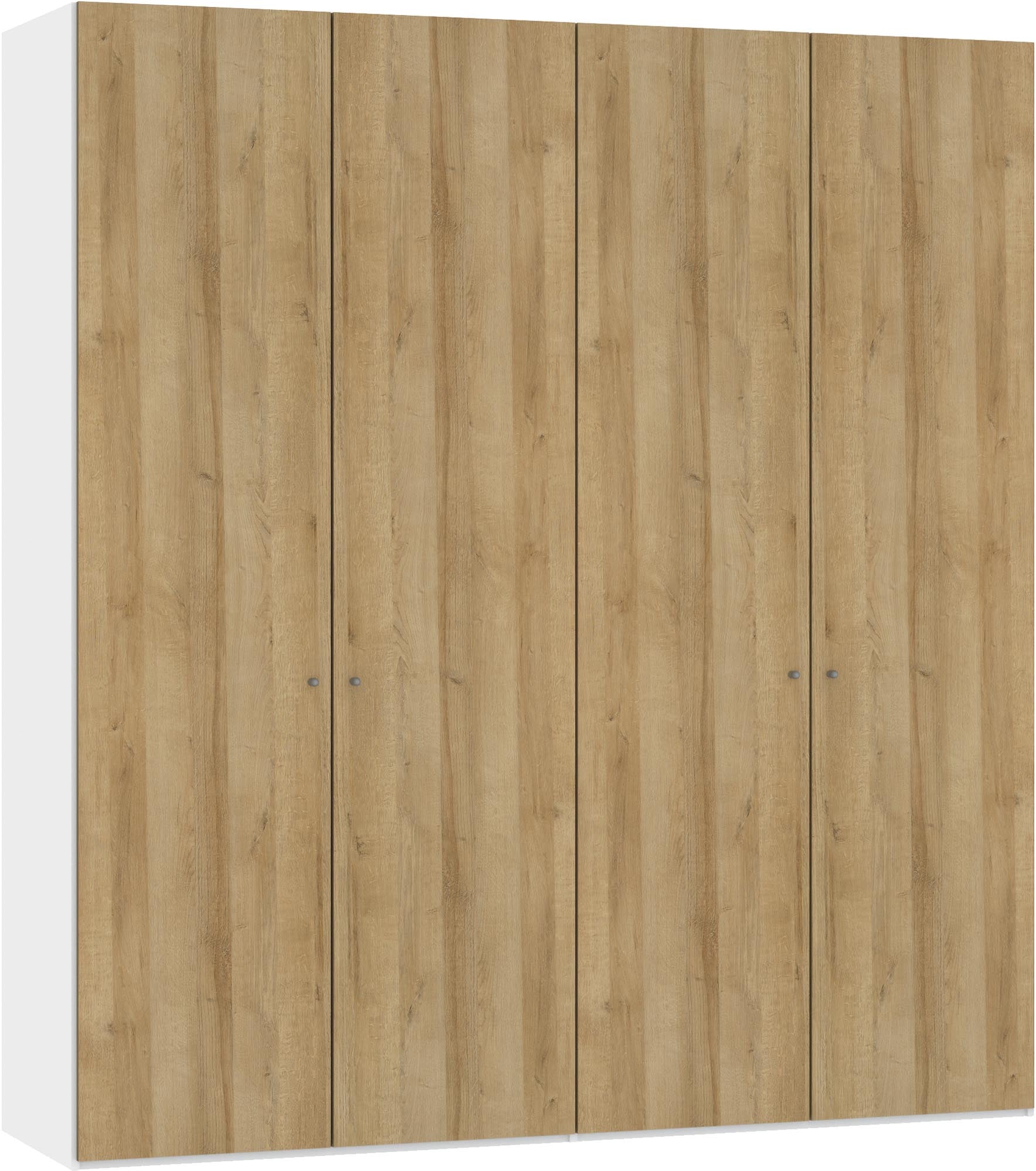 Eleganter Jutzler Eiche-Schrank 4-türig mit praktischem Zubehör.