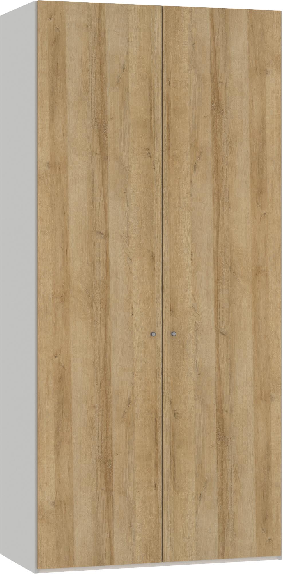 Stilvoller Jutzler Eiche-Schrank mit 2 Türen und vielseitigem Zubehör.