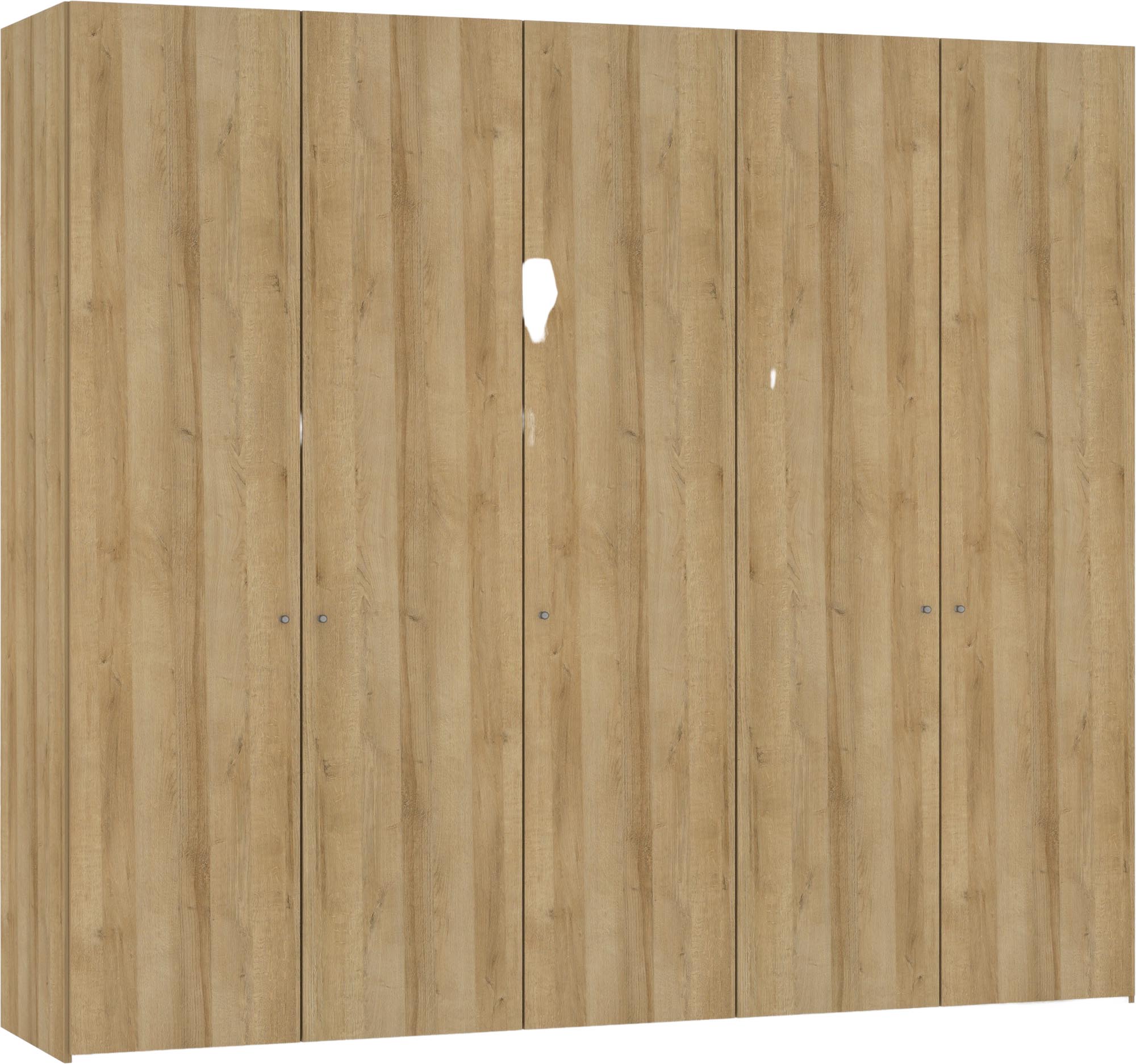 Eleganter Jutzler Eiche-Schrank mit 5 Türen für maximalen Stauraum.