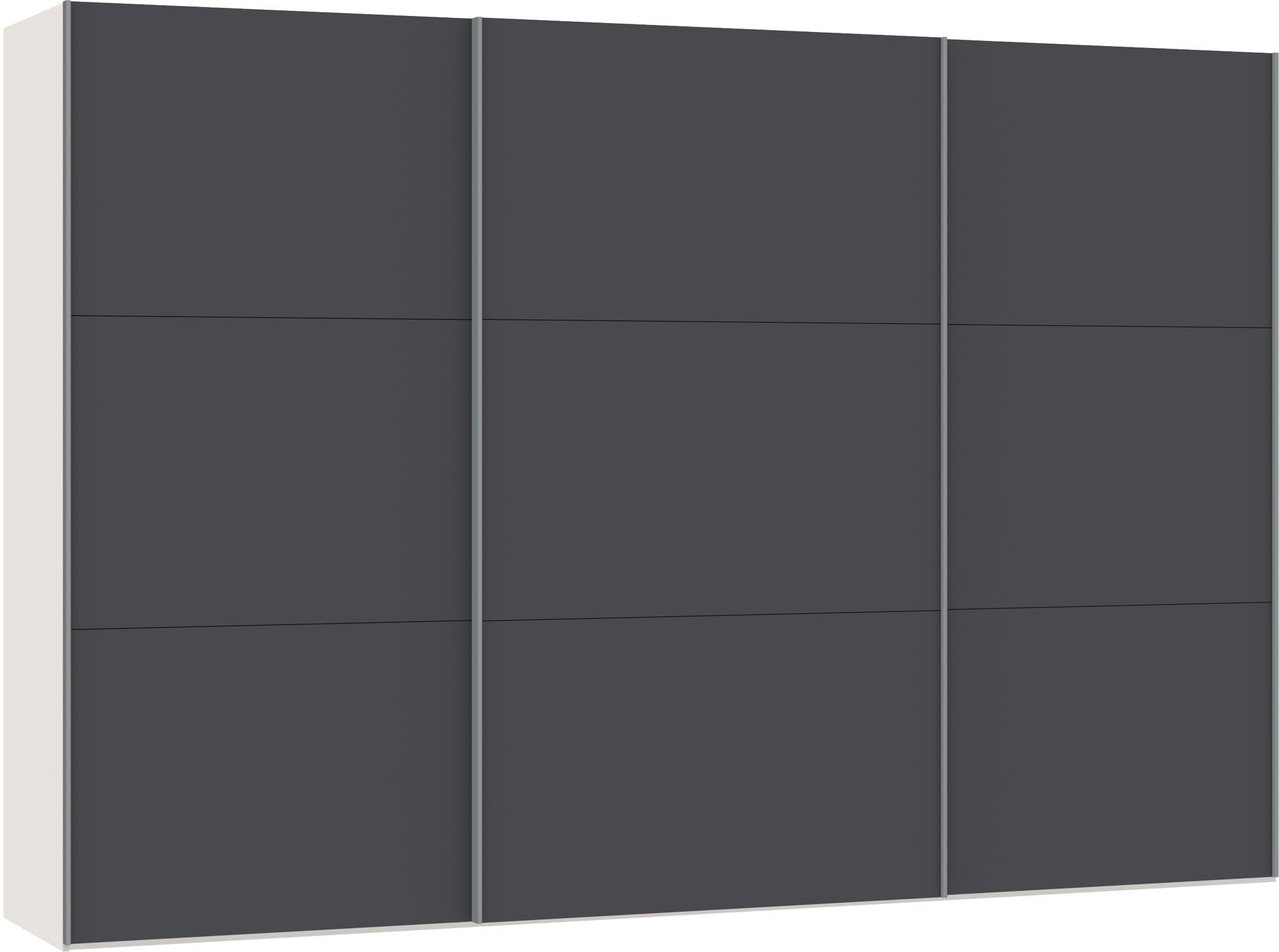 Eleganter Jutzler Schwebetürenschrank XXL in Anthrazit für Ihr Zuhause.