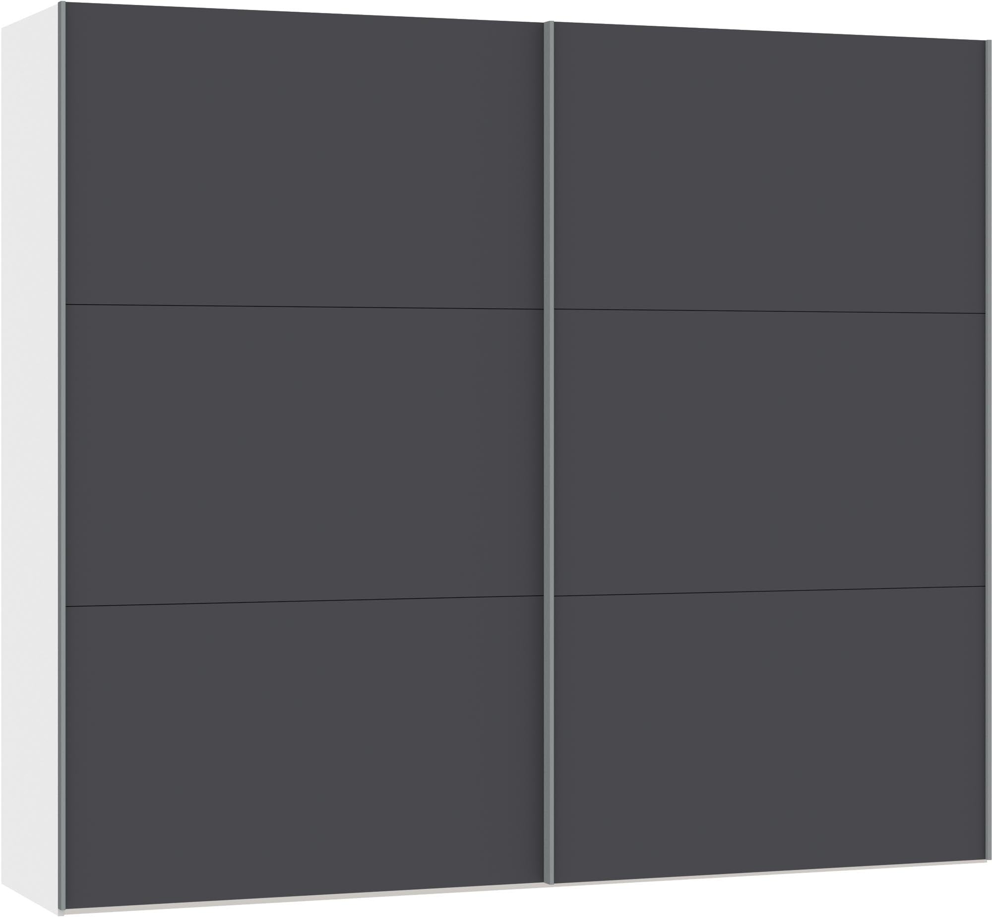 Stilvoller Jutzler Schrank M Anthrazit mit vielseitigem Zubehör.