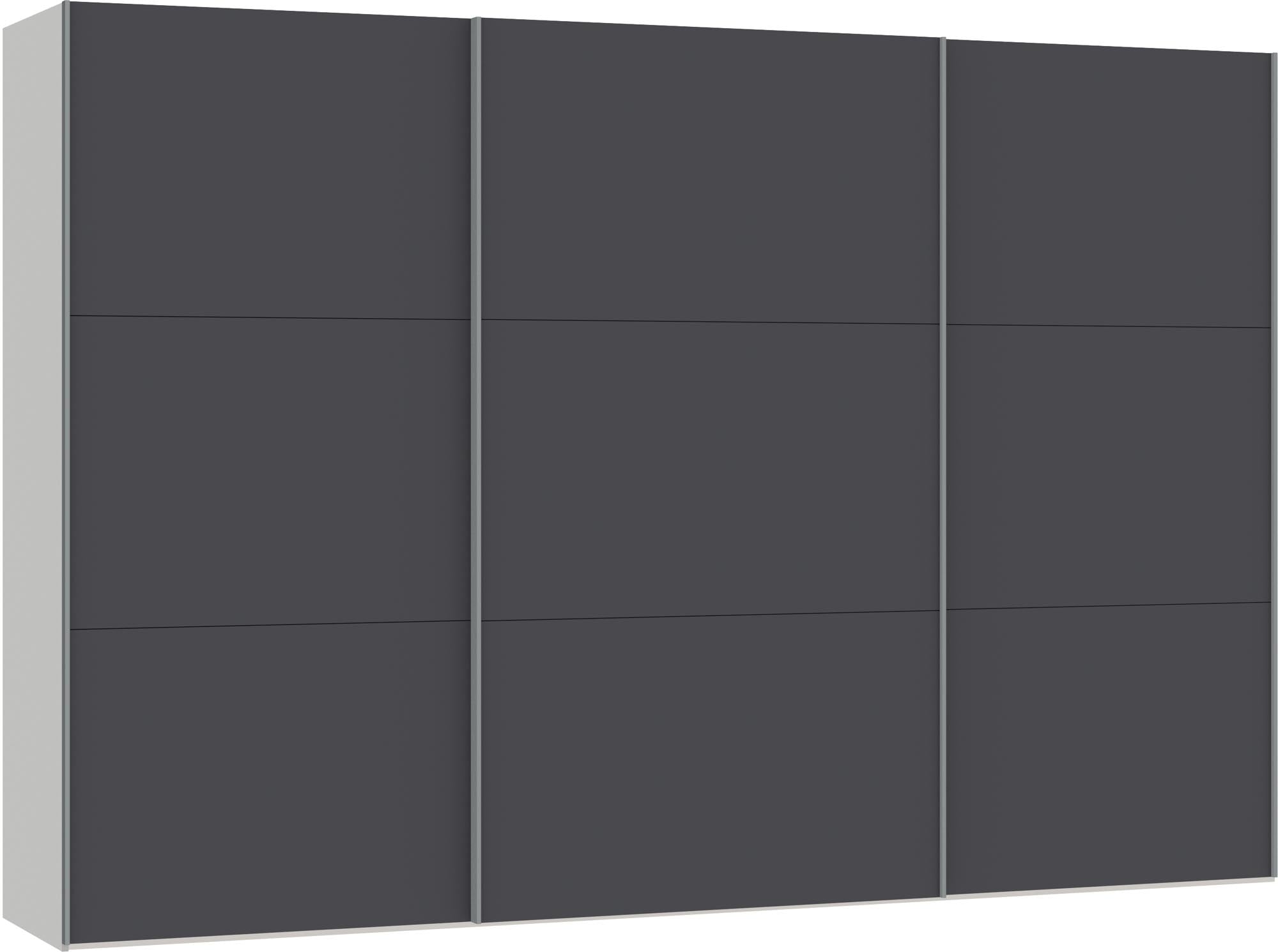 Jutzler XXL Schwebetürenschrank Anthrazit: Modernes Design & Stauraum.