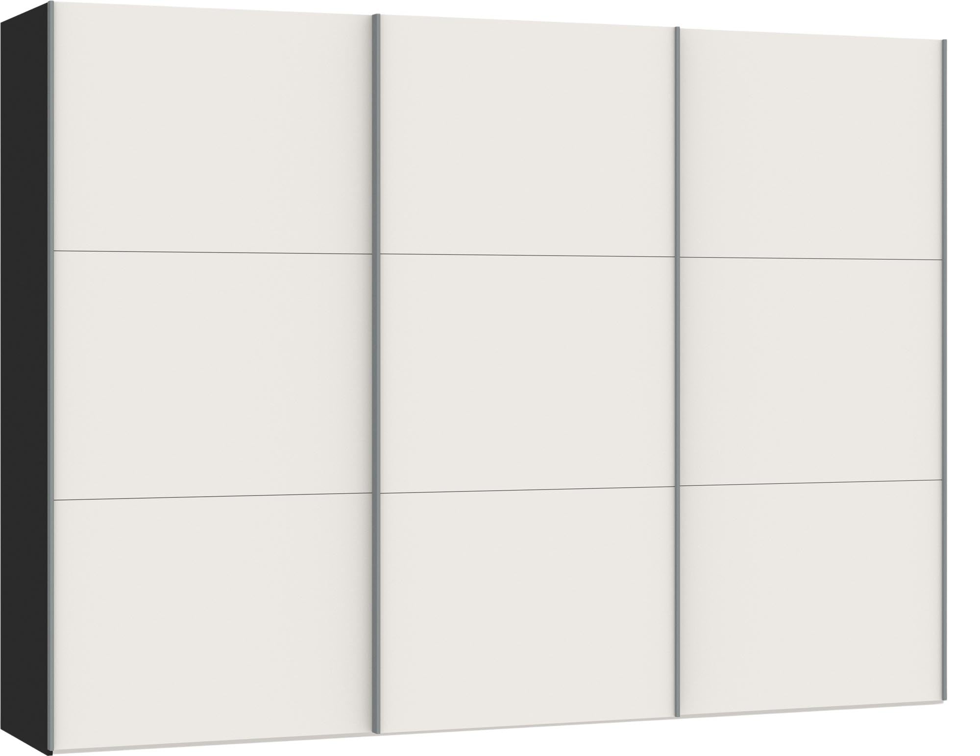 Jutzler Schwebetürenschrank XL: Cremeweisses Design für moderne Räume.