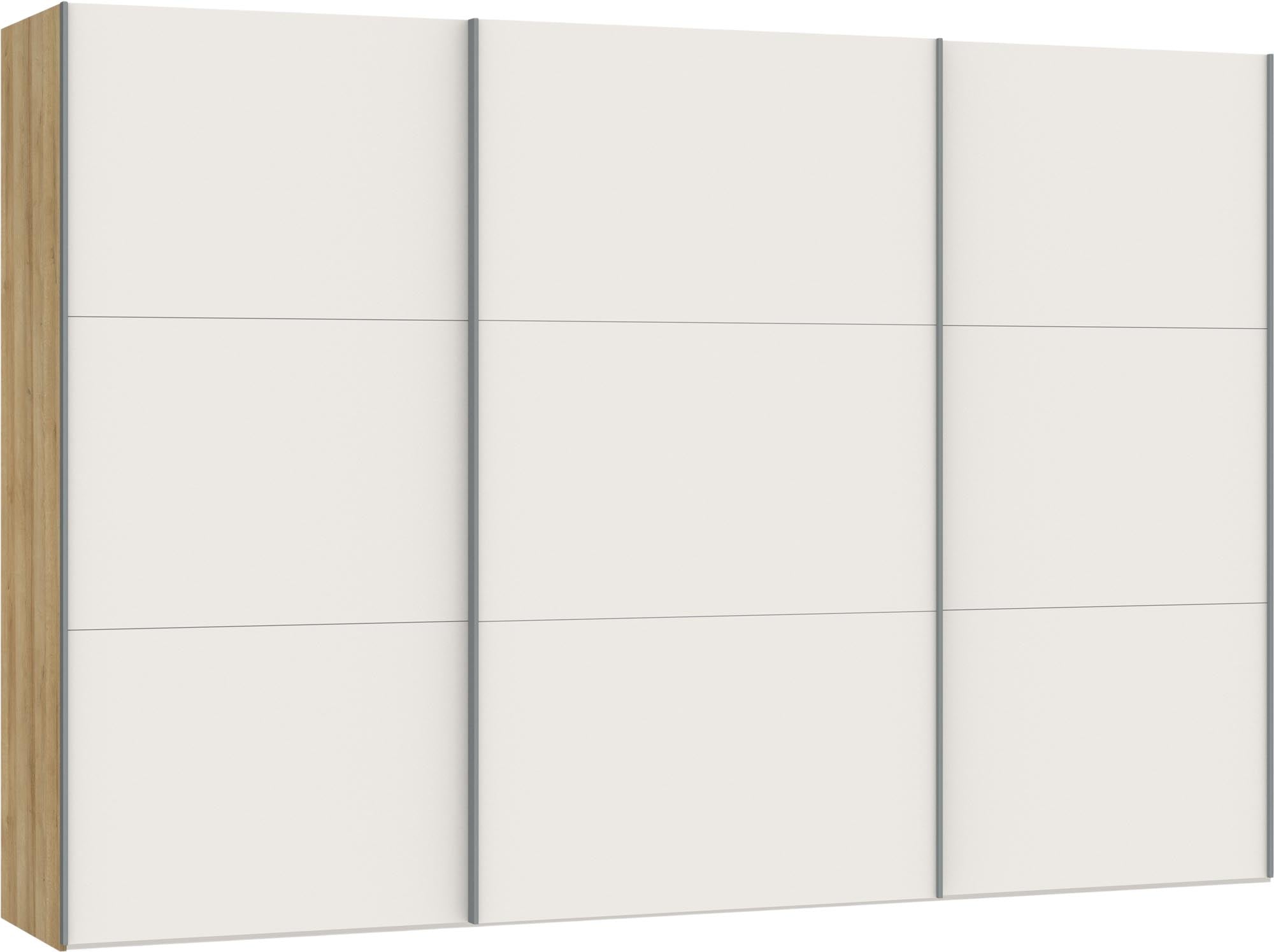 Eleganter Schwebetürenschrank XXL in Cremeweiss von Jutzler.