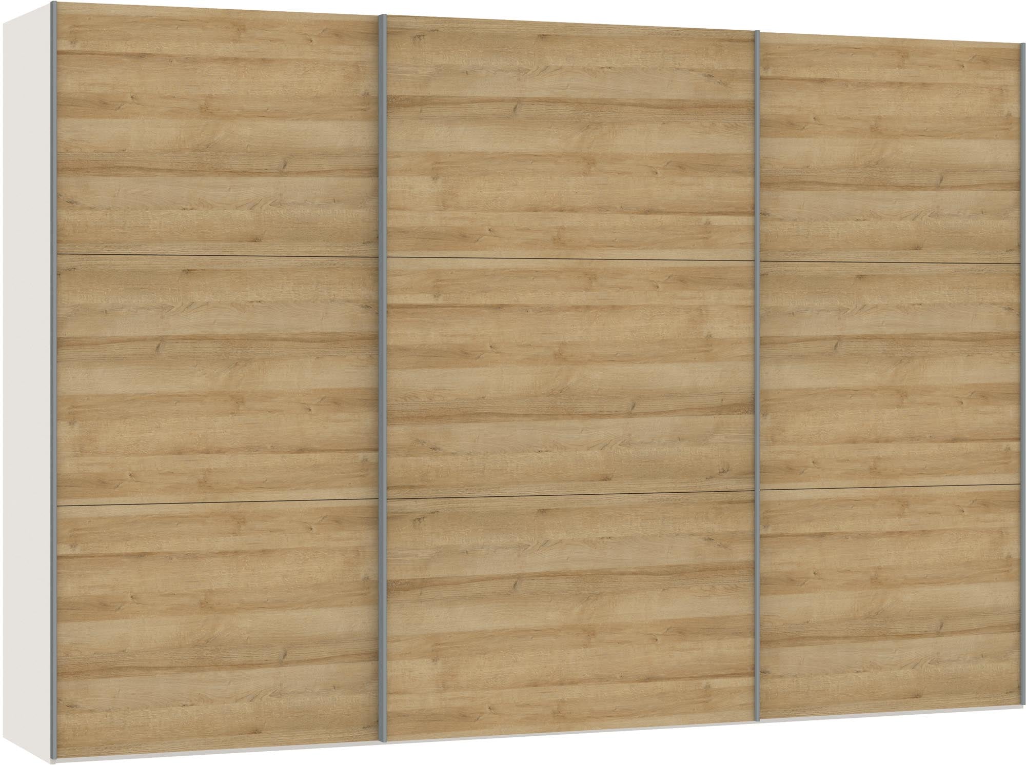 Jutzler Schwebetürenschrank XXL Eiche: Stilvoller Stauraumwunder.