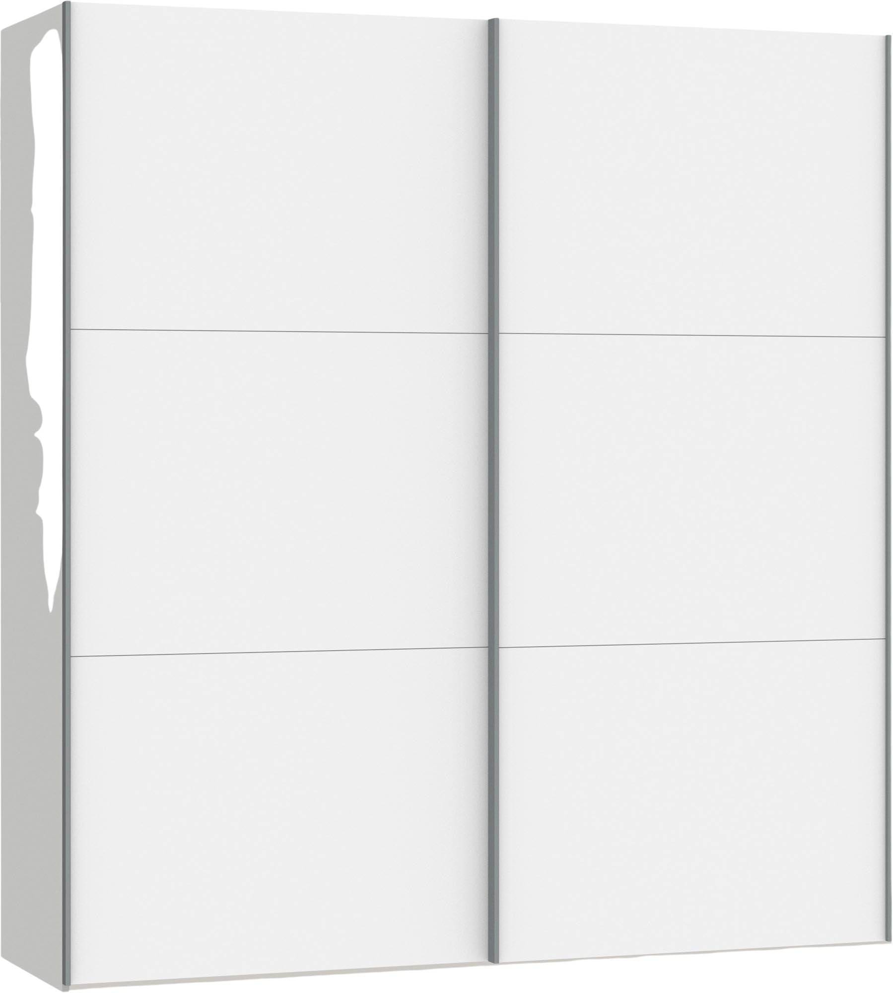 Jutzler XS Schwebetürenschrank: Premiumweiss für zeitlose Eleganz.