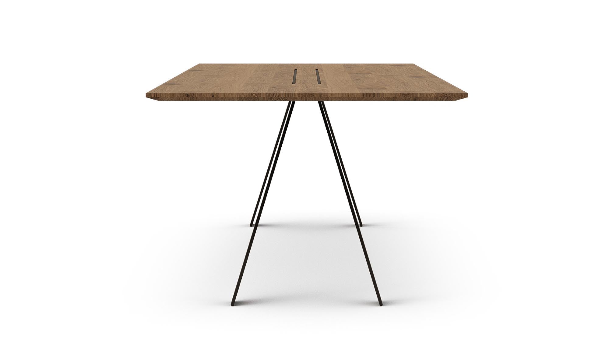 Der Airblade Tisch in edlem Schwarz von Mobimex vereint modernes Design und Funktionalität, ideal für stilvolle Wohnräume.