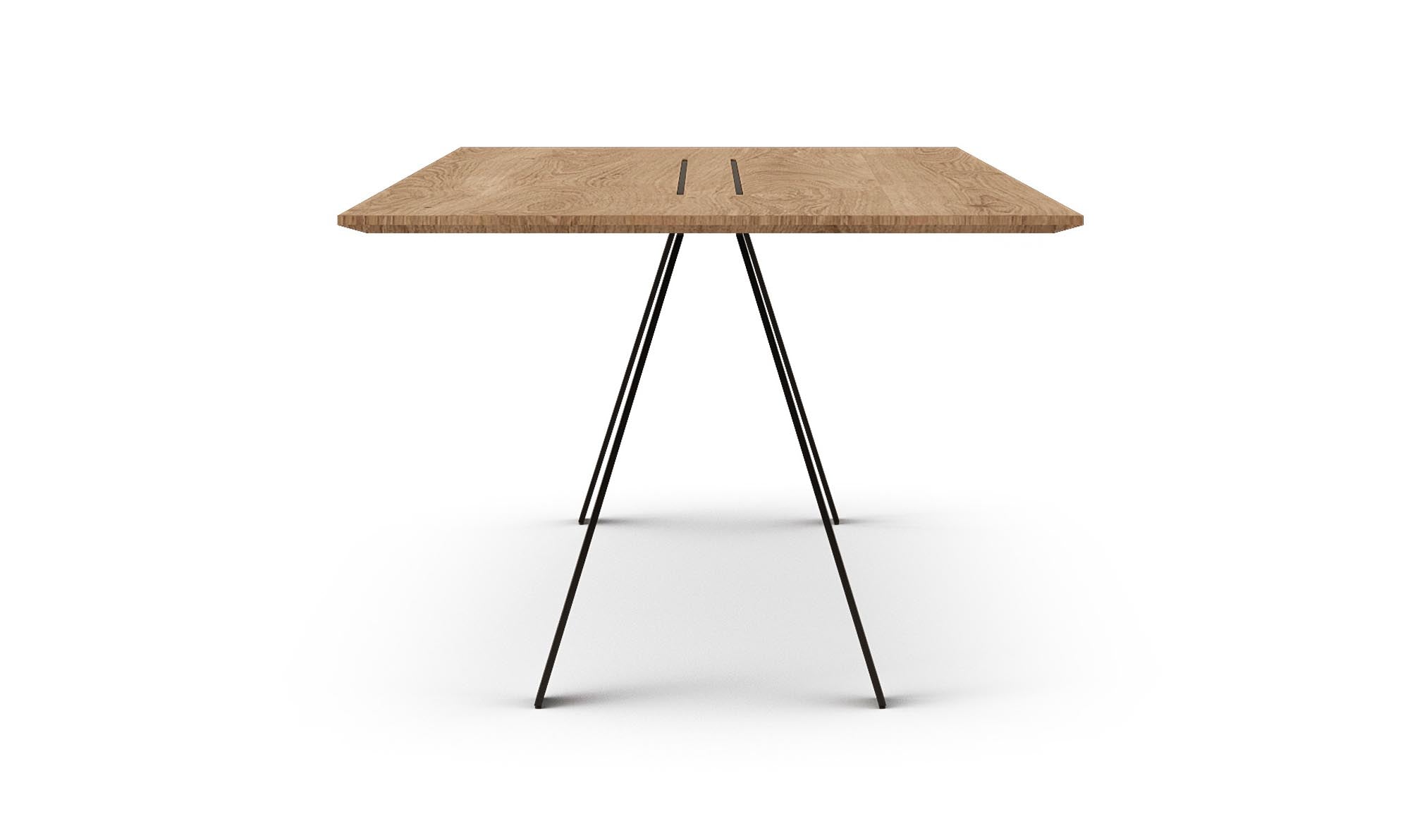 Der Airblade Tisch in edlem Schwarz von Mobimex vereint modernes Design und Funktionalität, ideal für stilvolle Wohnräume.