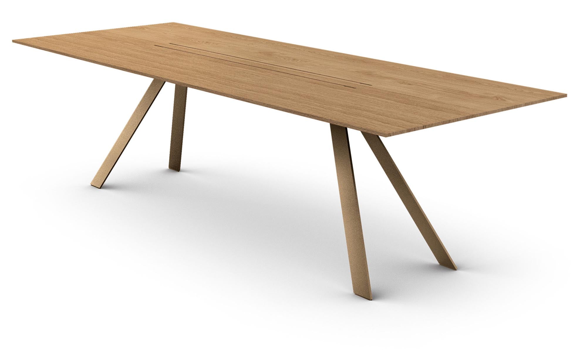 Entdecken Sie den Airblade Tisch in Bronze von Mobimex – eine stilvolle Ergänzung für moderne Büros und kreative Arbeitsumgebungen.