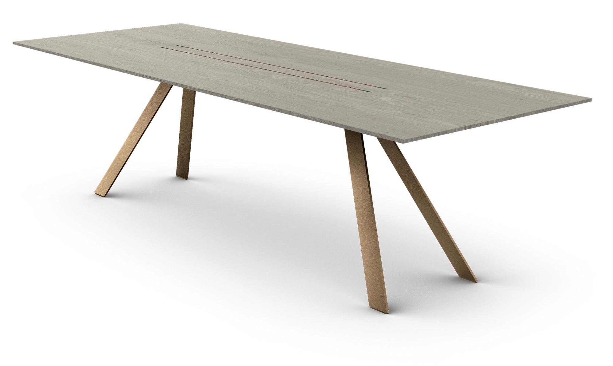 Der Airblade Tisch in Bronze von Mobimex vereint elegantes Design mit Funktionalität – ideal für inspirierende Arbeitsplätze und stilvolle Büros.