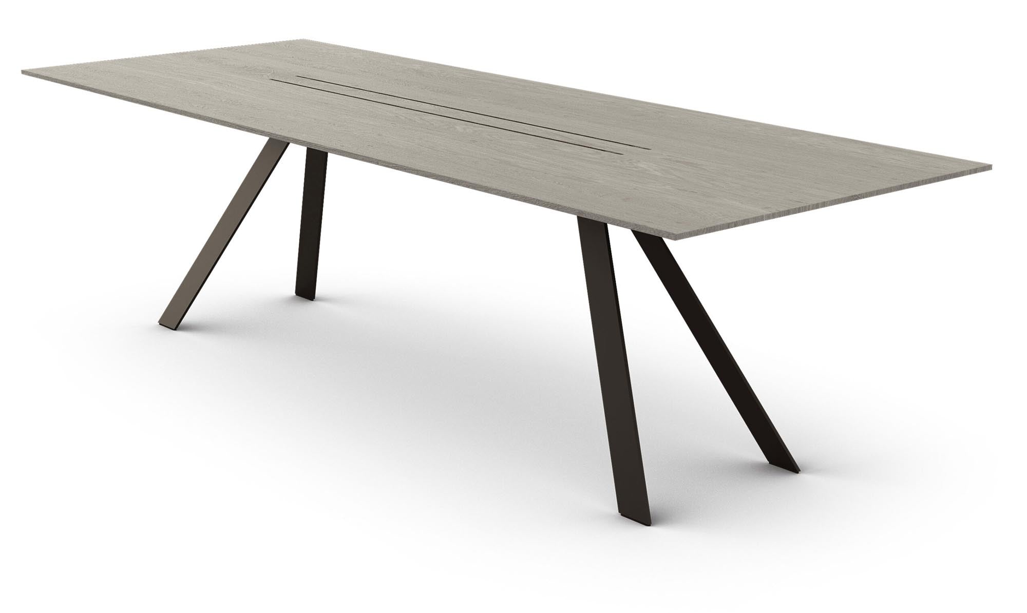 Erleben Sie den eleganten Airblade Tisch in Schwarz von Mobimex – ein zeitloses Design aus edler Eiche, das Funktionalität und Stil perfekt kombiniert.