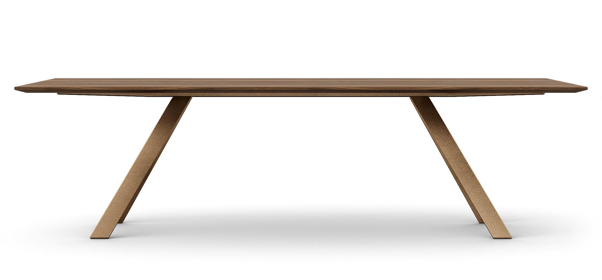 Entdecken Sie den Esstisch Airblade bronze von Mobimex – ein elegantes Möbelstück aus Eichenholz, das Stil und Stabilität vereint.