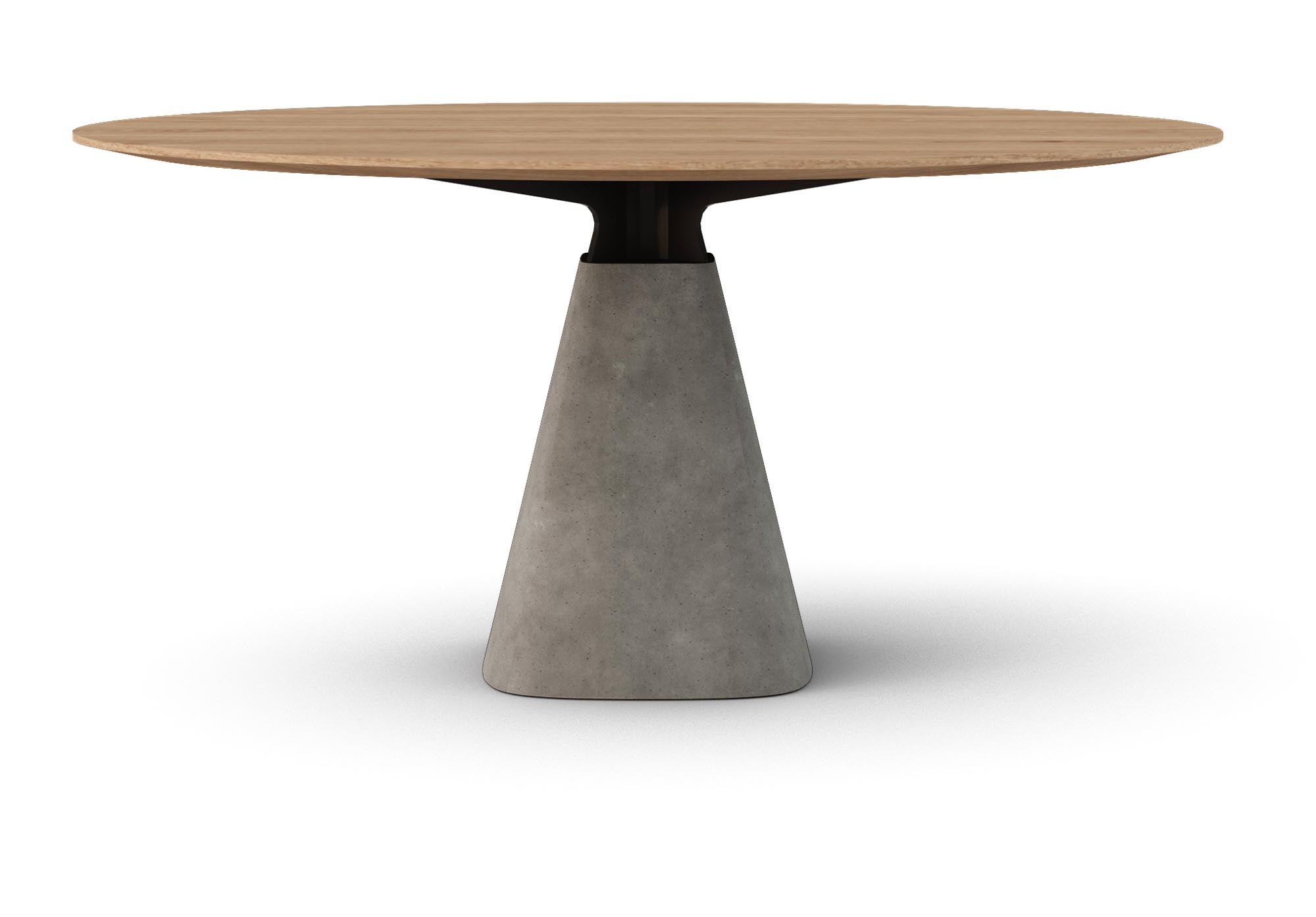 Eleganter runder Esstisch Bridge Round in Creme von Mobimex – ideal für stilvolle Essbereiche und gesellige Runden.