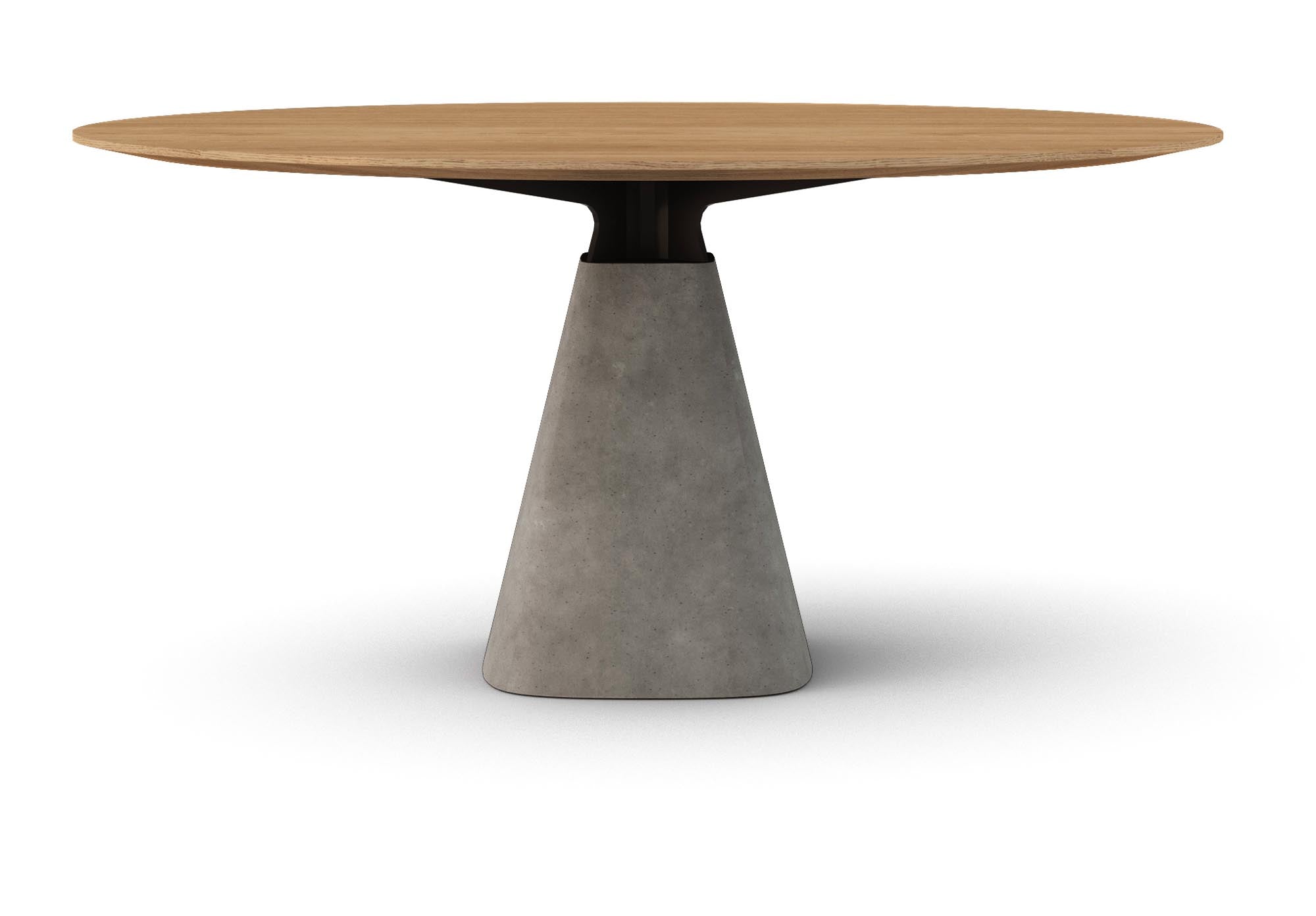 Eleganter runder Esstisch Bridge Round in Creme von Mobimex – ideal für moderne Esszimmer und gesellige Runden.