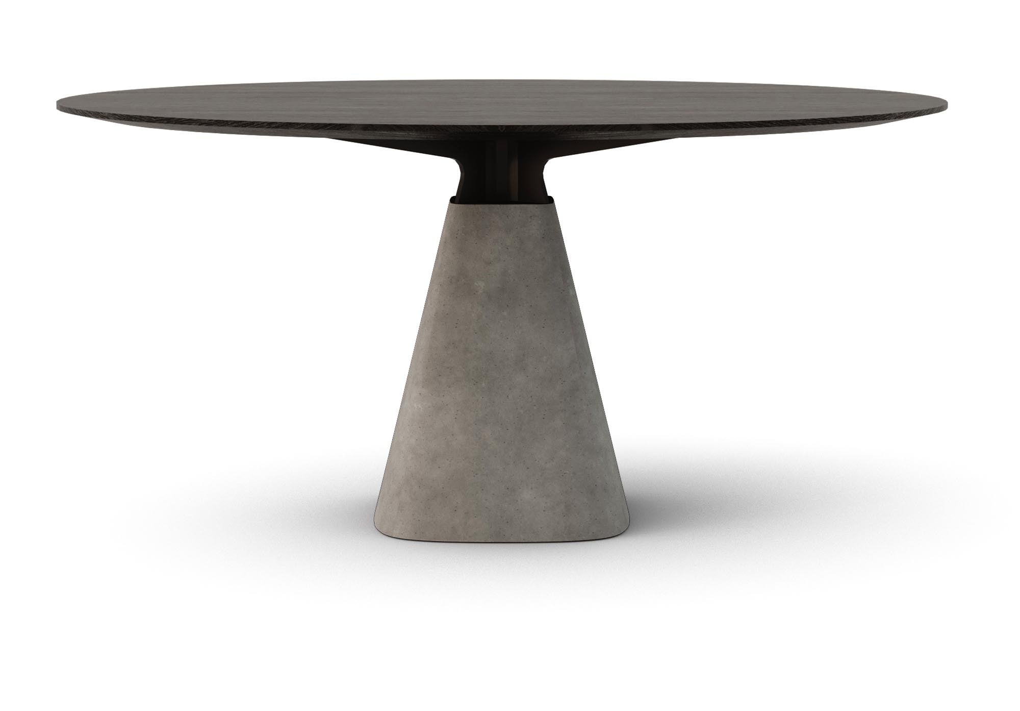 Eleganter runder Esstisch Bridge Round in Creme von Mobimex – ideal für stilvolle Essbereiche und gesellige Runden.