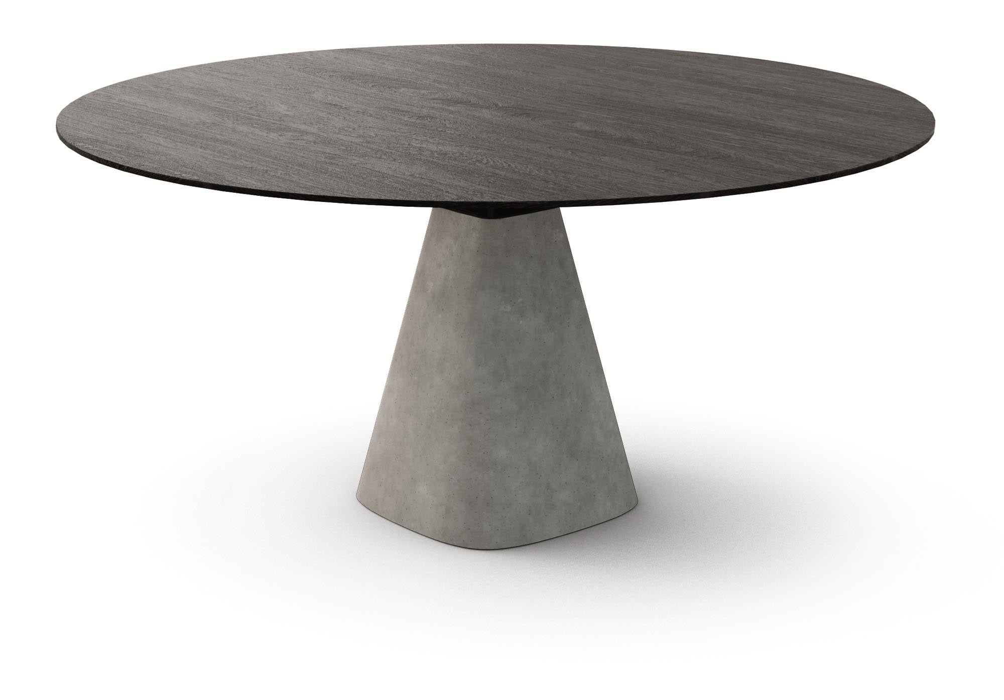 Eleganter runder Esstisch Bridge Round in Creme von Mobimex – ideal für stilvolle Essbereiche und gesellige Runden.