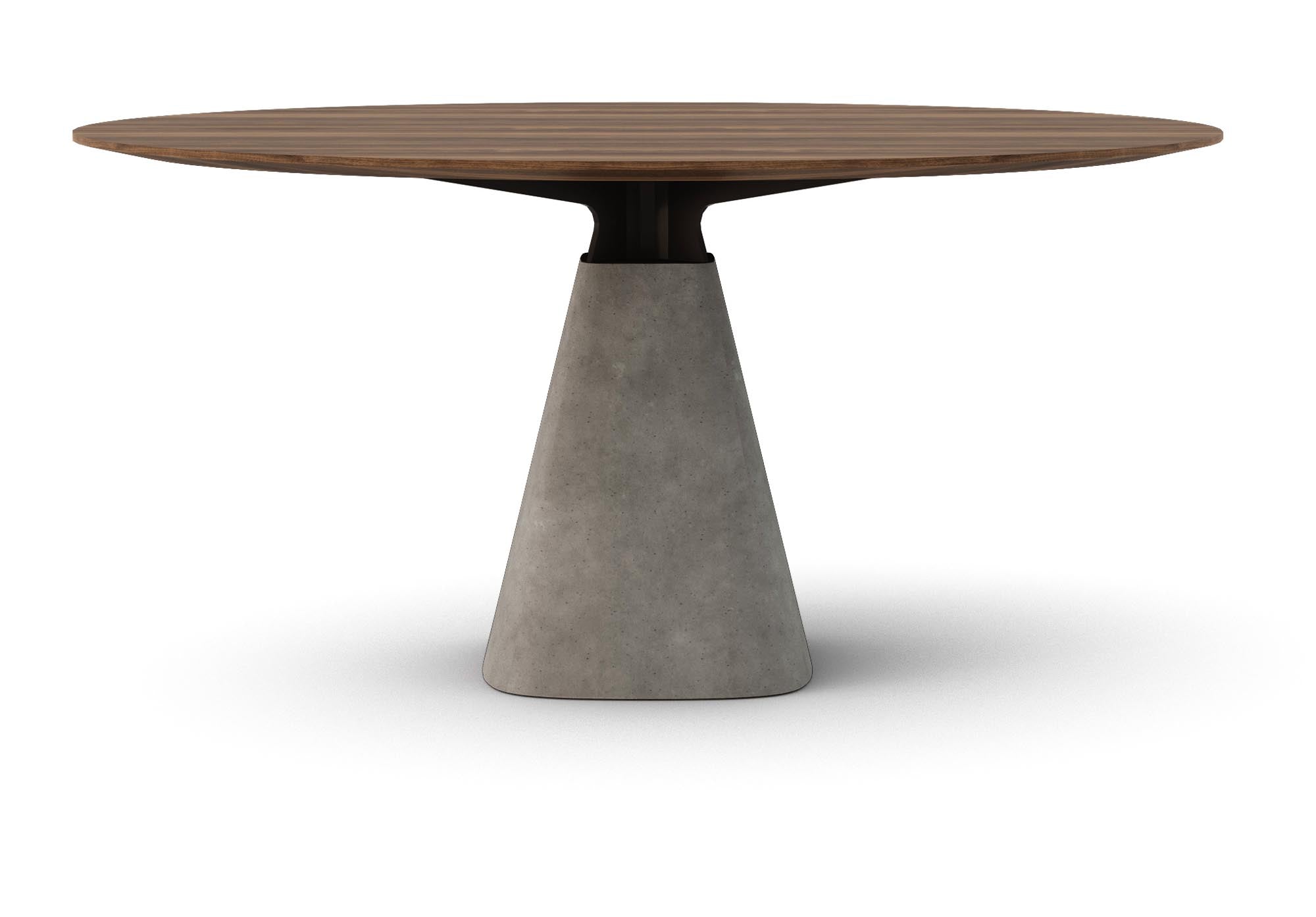 Eleganter runder Esstisch Bridge Round in Creme von Mobimex – ideal für moderne Esszimmer und gesellige Runden.