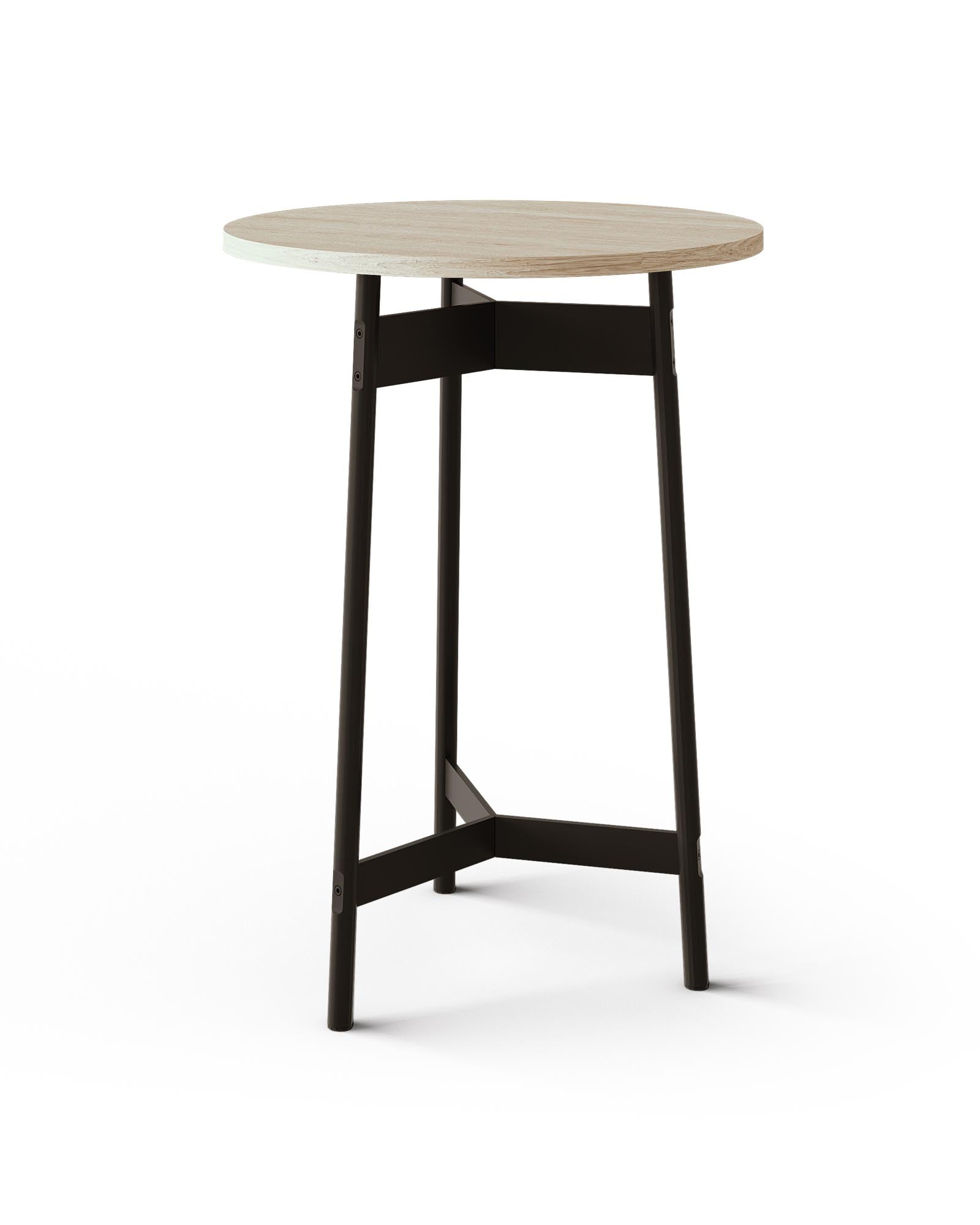 Entdecken Sie den Bartisch Any-Up Round von Mobimex – ideal für kreative Arbeitsumgebungen und moderne Meetings.