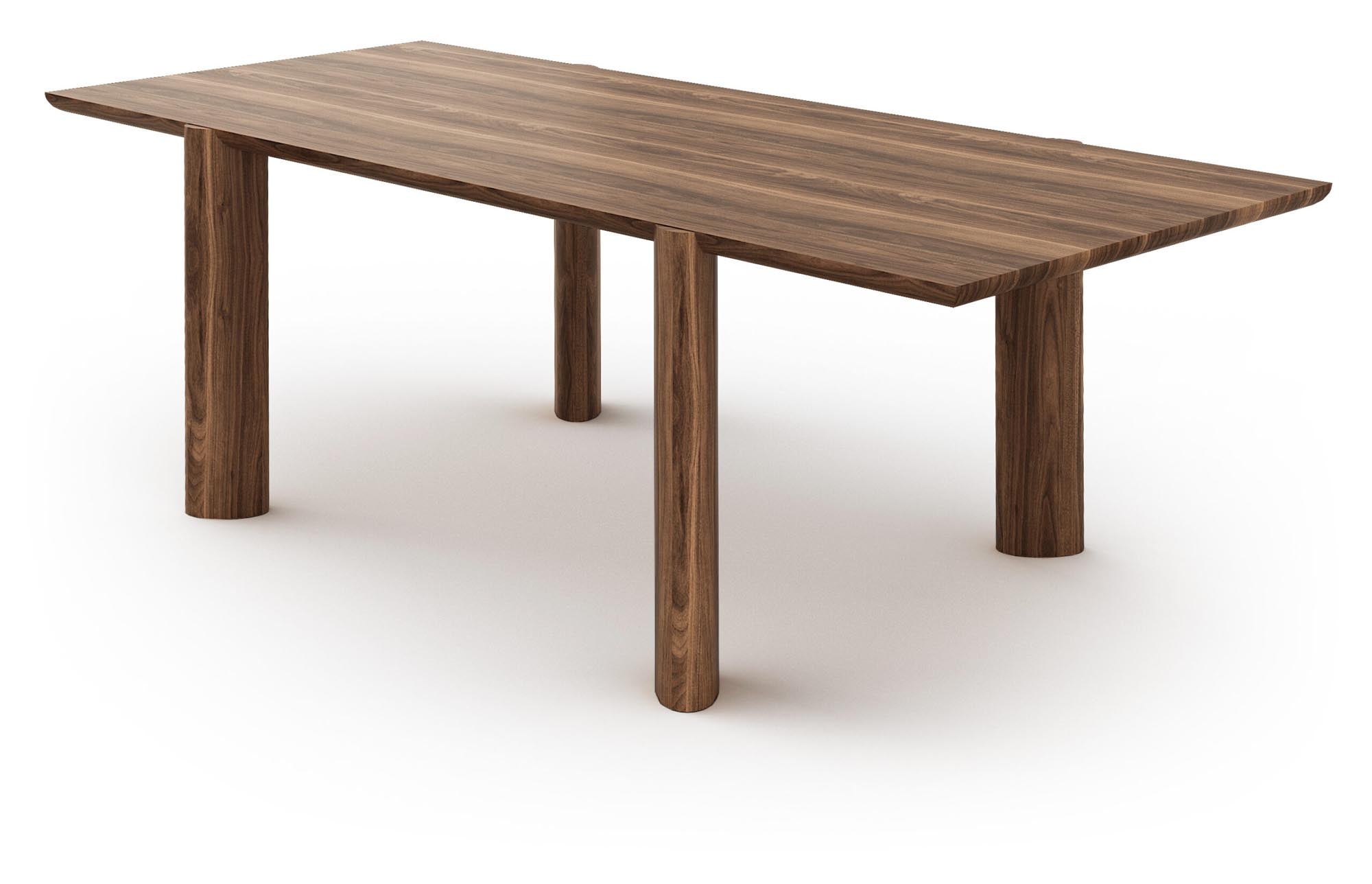 Entdecken Sie den Calder Massivholztisch von Mobimex – ein zeitloses Designstück, das Eleganz und Funktionalität vereint.