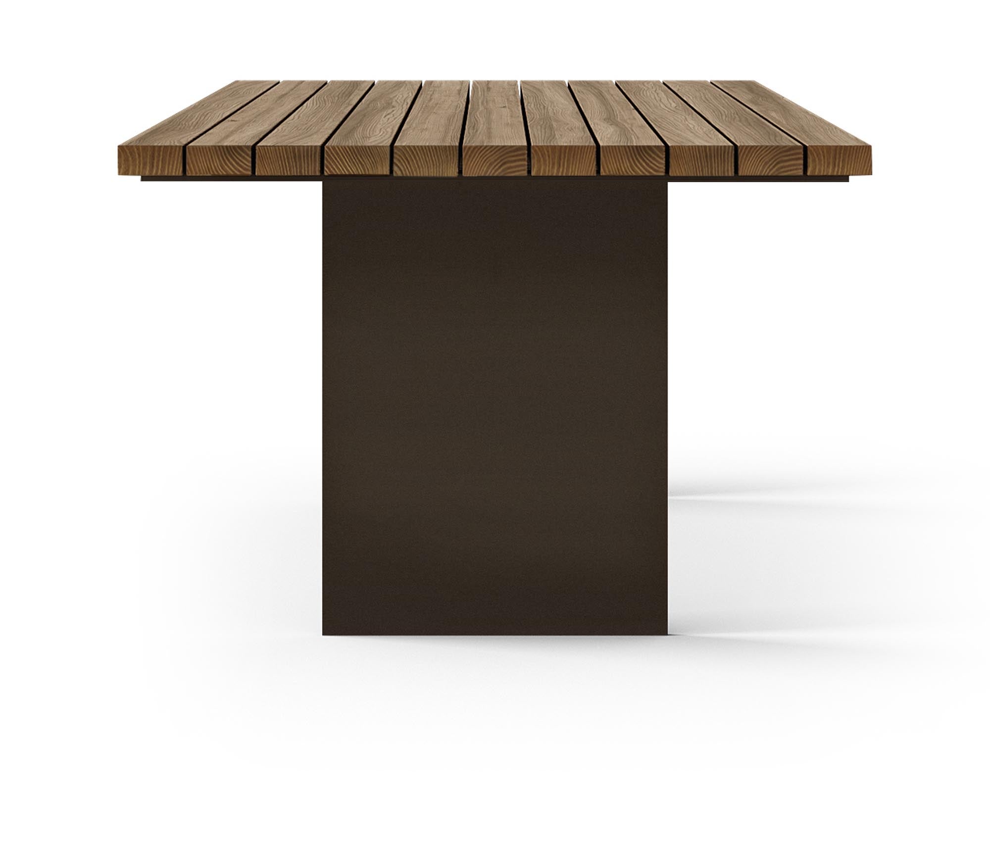 Gartentisch Tix Outside Kastanie: Hochwertige Materialien vereinen Funktionalität und Ästhetik für einladende Außenbereiche.