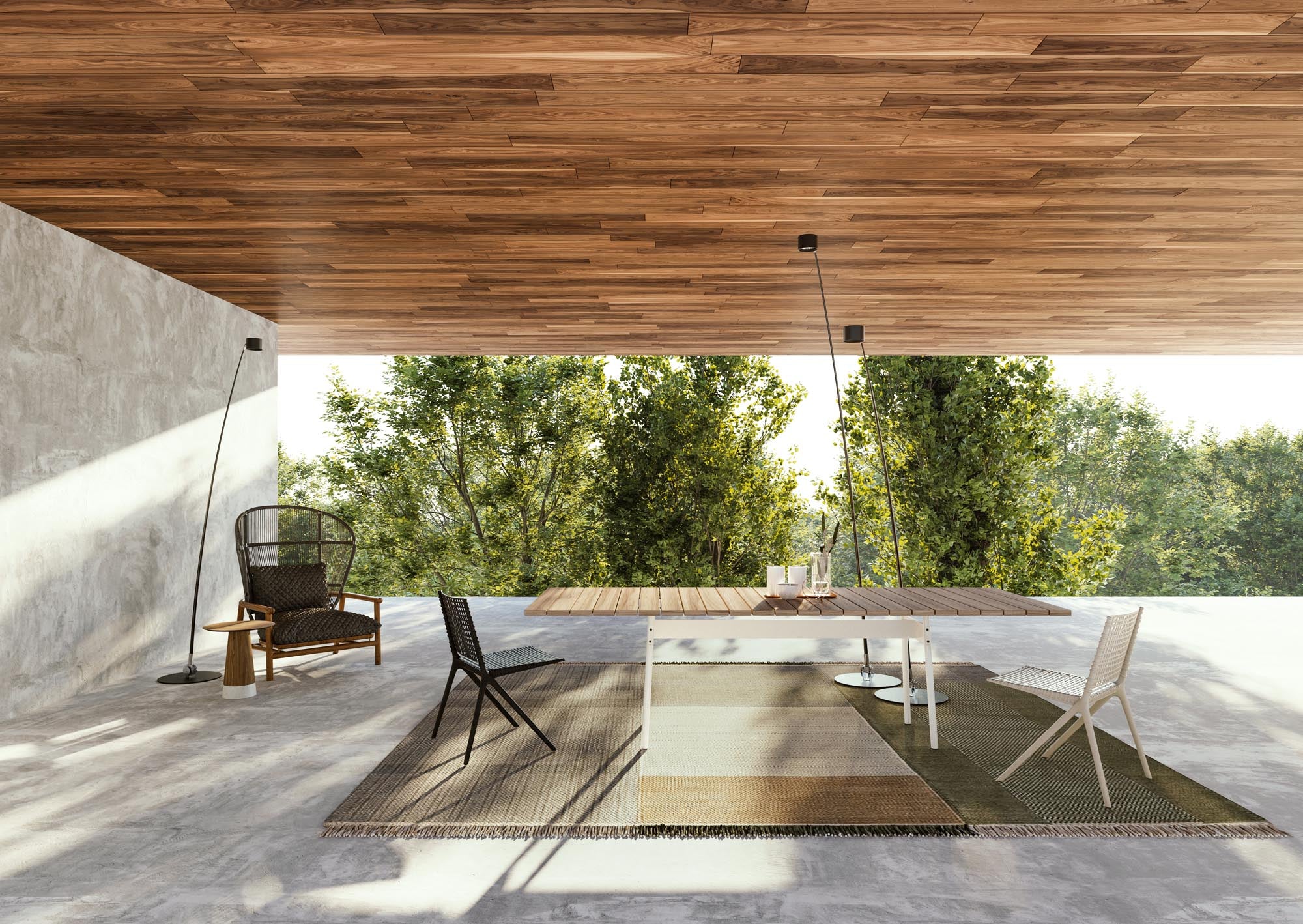 Elegante Any Outside Kastanie von Mobimex für stilvolle Aussenbereiche.