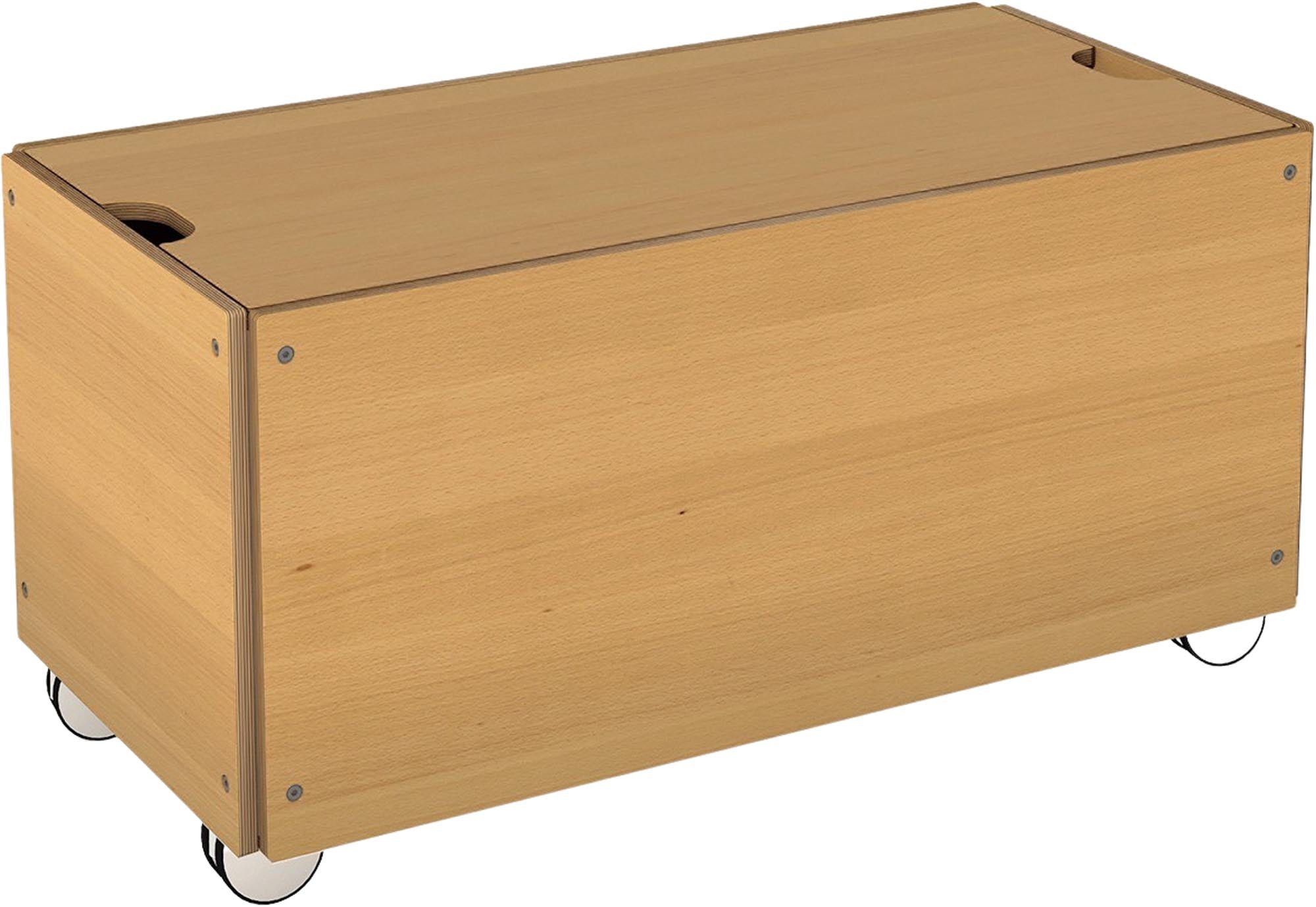 Eleganter Bettkasten mit Deckel für optimalen Stauraum im Schlafzimmer.