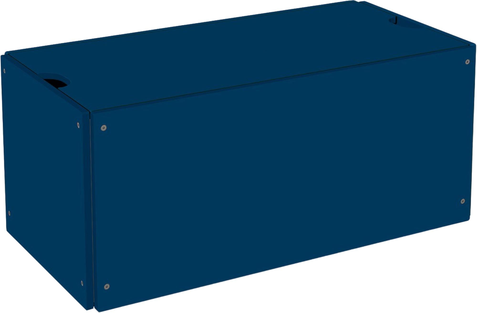 Stilvoller Bettkasten mit Deckel für geordnete Schlafräume.